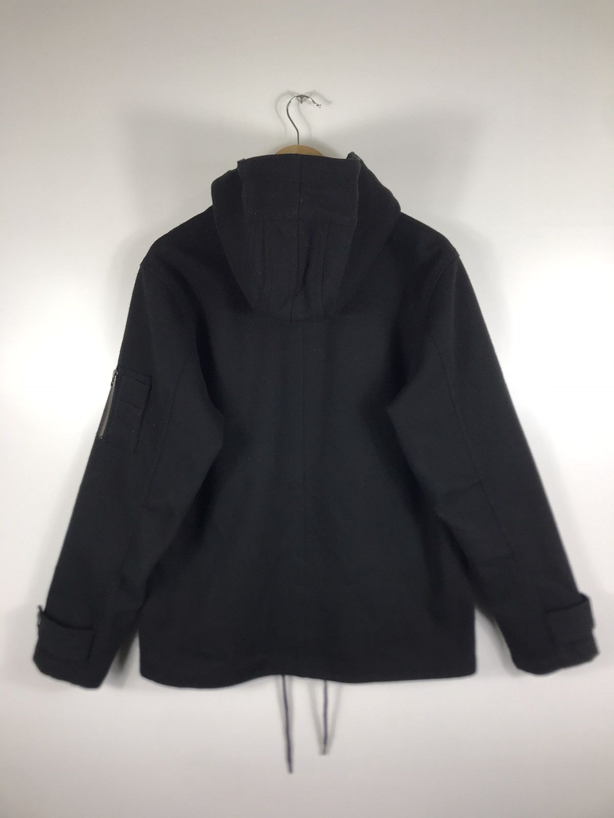 Japanese Brand × NANO universe 🔥Nano Universe Hooded Wool Zipper Jacket Size US XL / EU 56 / 4 - 15 Thumbnail