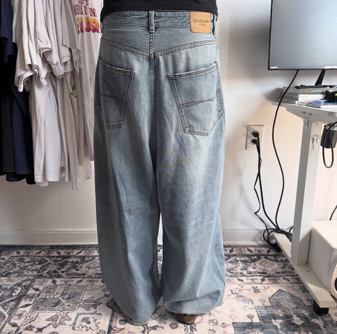 Balenciaga Balenciaga Drop Crotch Denim 26(fits 30-32) Unisex Size 26" / US 2 / IT 38 - 3 Thumbnail