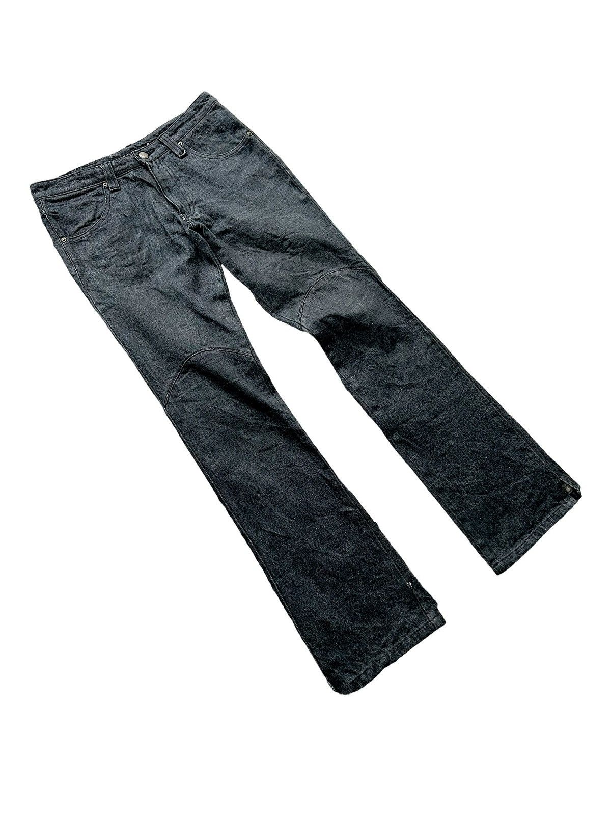 RIPVANWINKLE Size 30/31 - 00’s Paranoid Japan paneled biker jeans Size US 30 / EU 46 - 9 Thumbnail