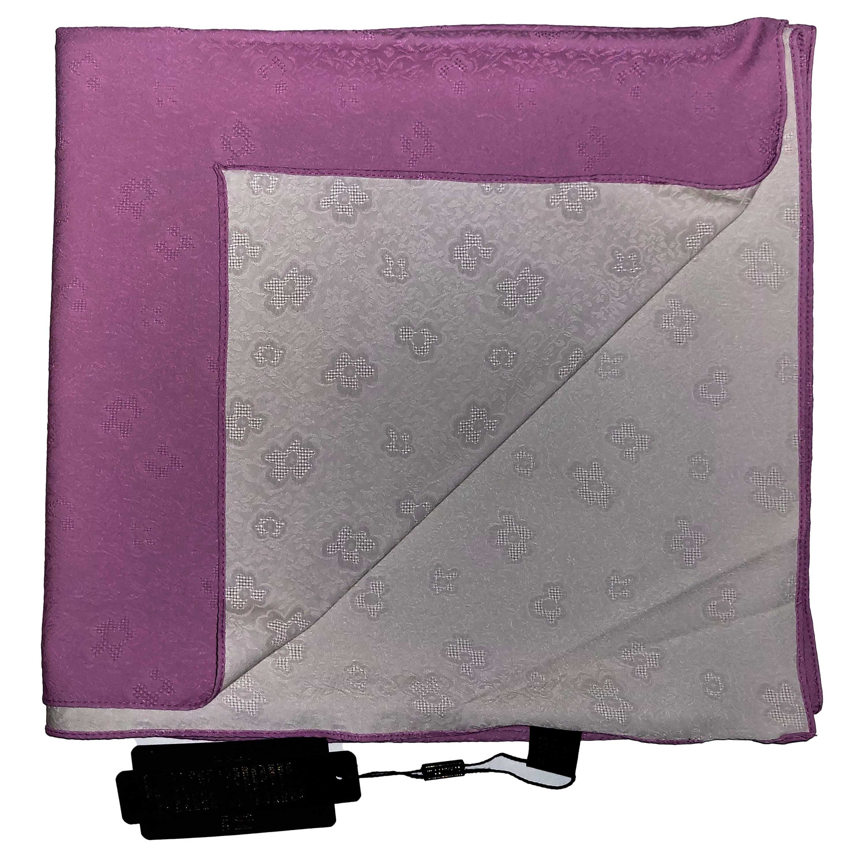 Other NWT Double-Sided Silk Scarf 52"x52" Large Square Wrap 3412 Size ONE SIZE - 10 Thumbnail