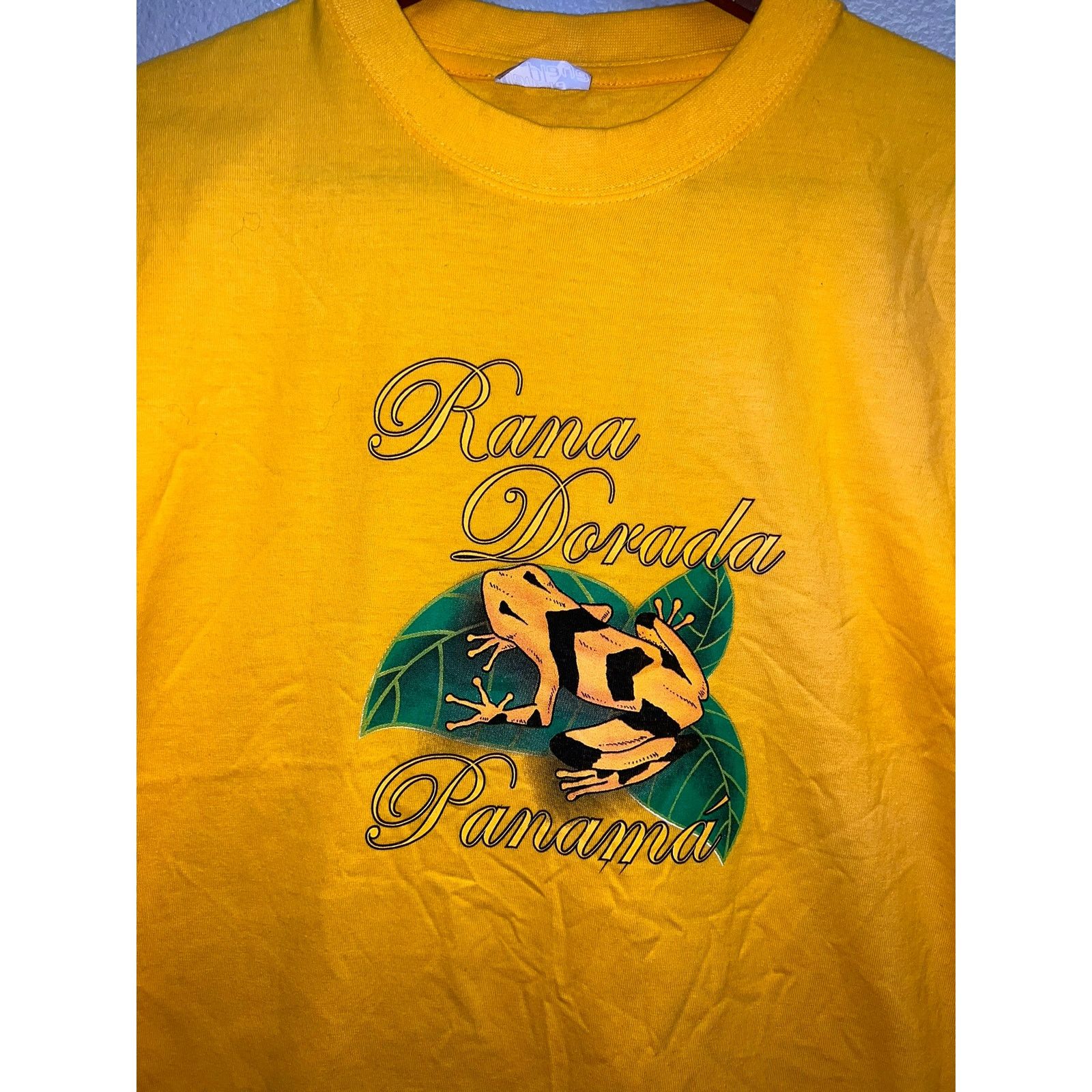 Vintage Vintage Tropical Frog Shirt Rana Dorada The Golden Frog VTG Size US L / EU 52-54 / 3 - 2 Thumbnail