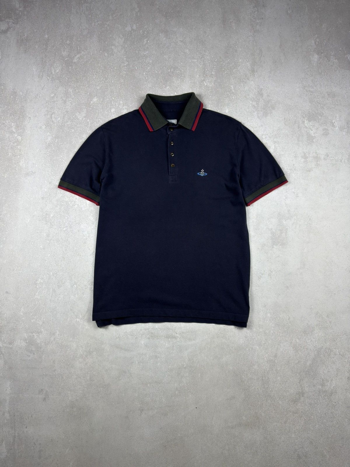 Vivienne Westwood Vivienne Westwood Polo Orb Logo Shirt Polos mens size XL Size US XL / EU 56 / 4 - 1 Thumbnail