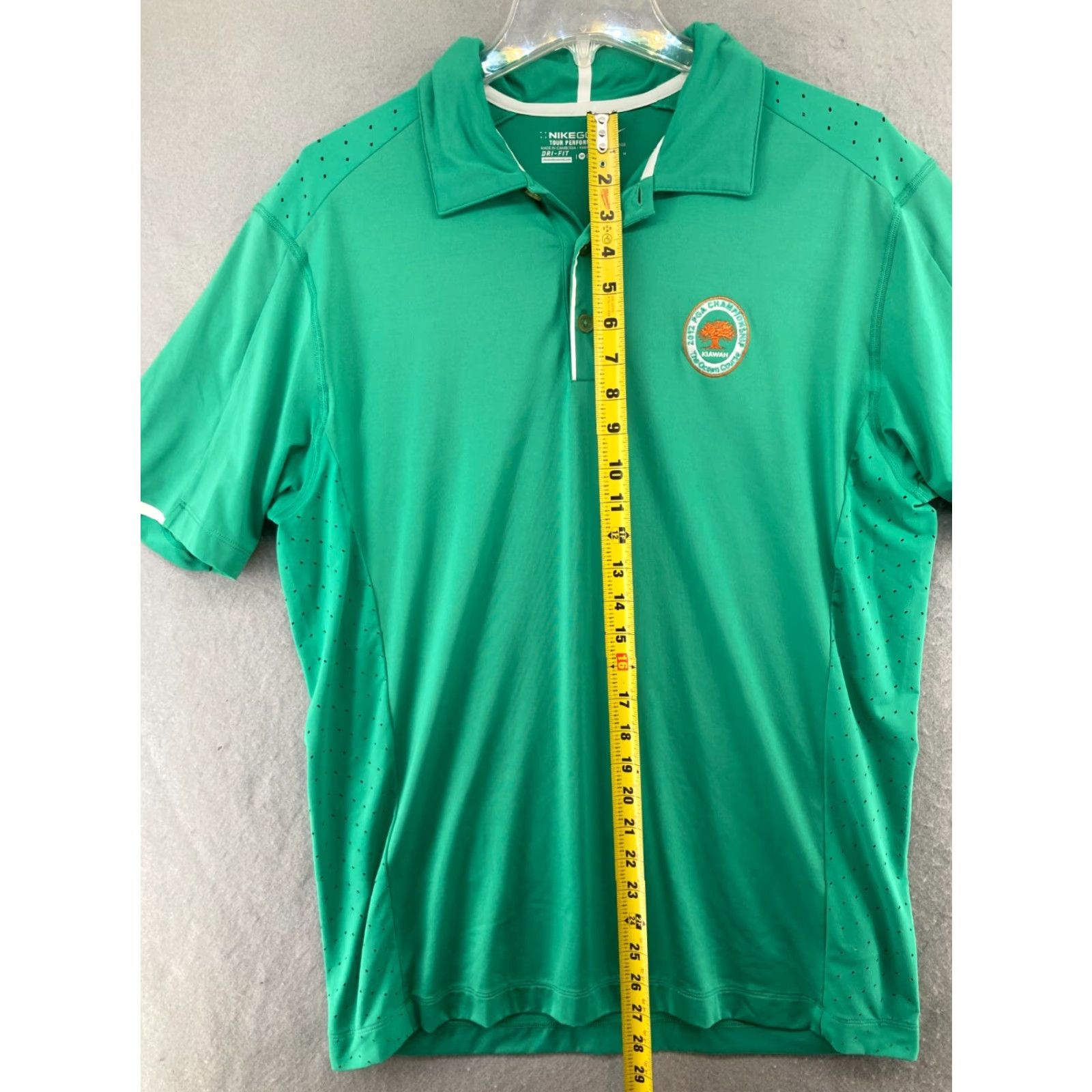 Nike Nike Golf Mens Polo M Green Nike Dri-Fit Tour Performance Size US M / EU 48-50 / 2 - 3 Thumbnail