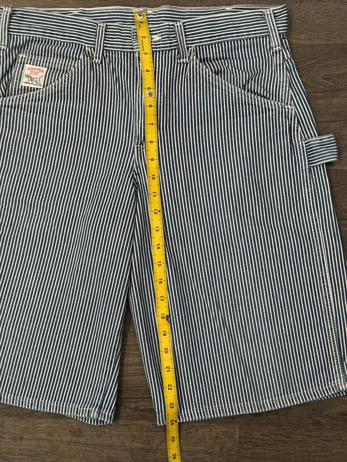 Pointer vintage Pointer hickory striped carpenter shortpant. Size US 33 - 20 Thumbnail