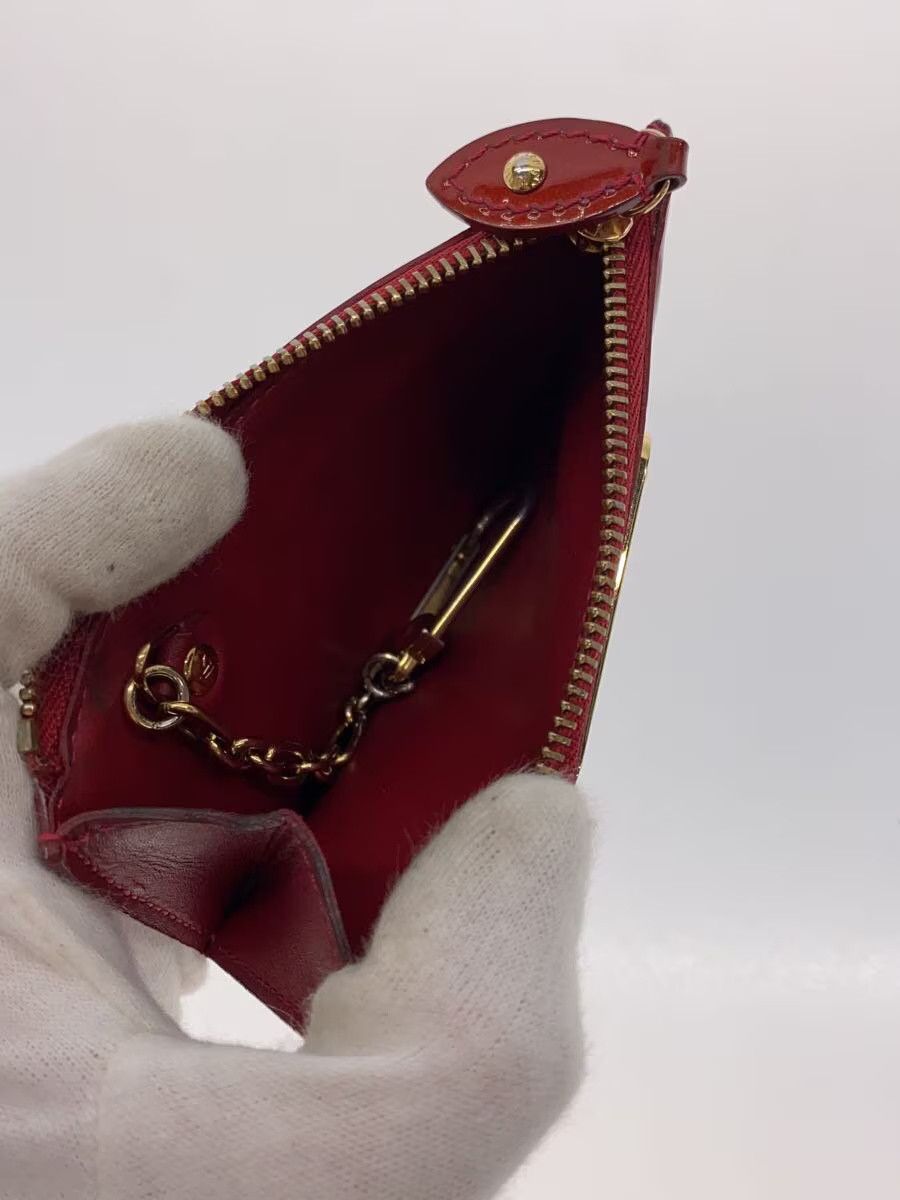 Louis Vuitton Louis Vuitton Monogram Vernis Pochette Cle NM Enamel Red Size ONE SIZE - 4 Thumbnail