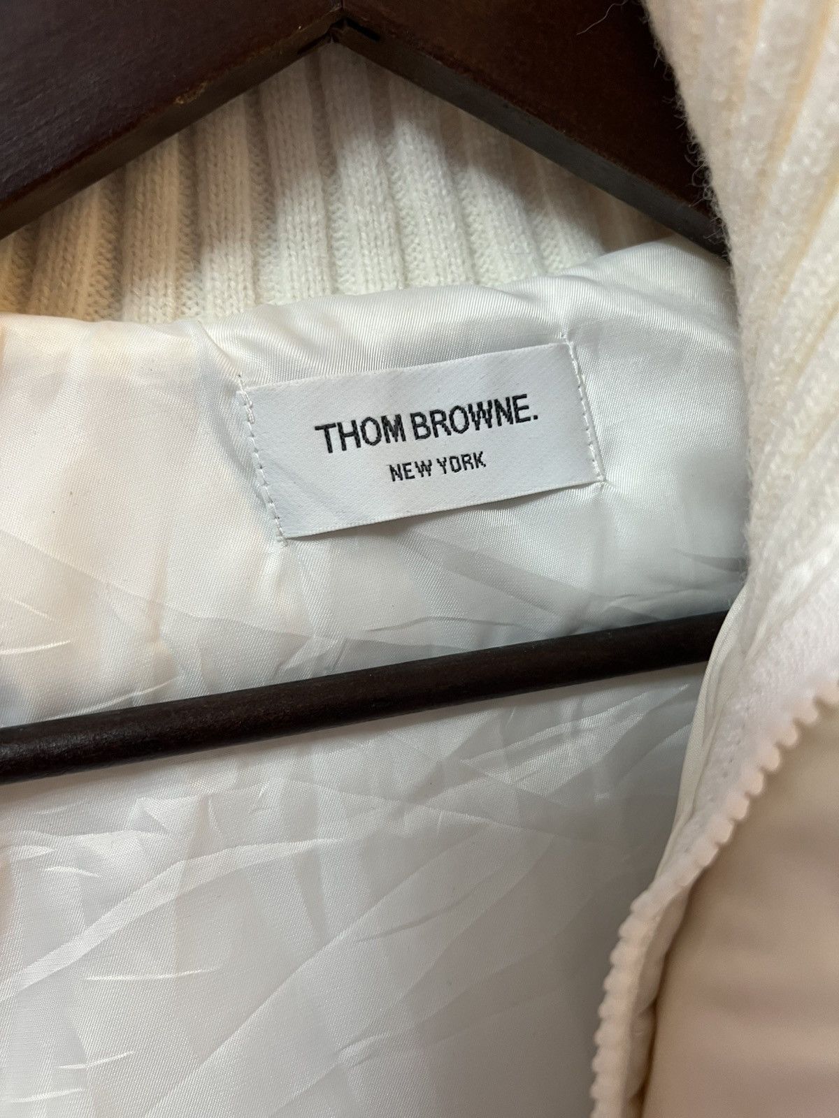 Thom Browne 🇯🇵 Thom Browne New York Down Puffer Knit Jacket Size S / US 4 / IT 40 - 8 Thumbnail