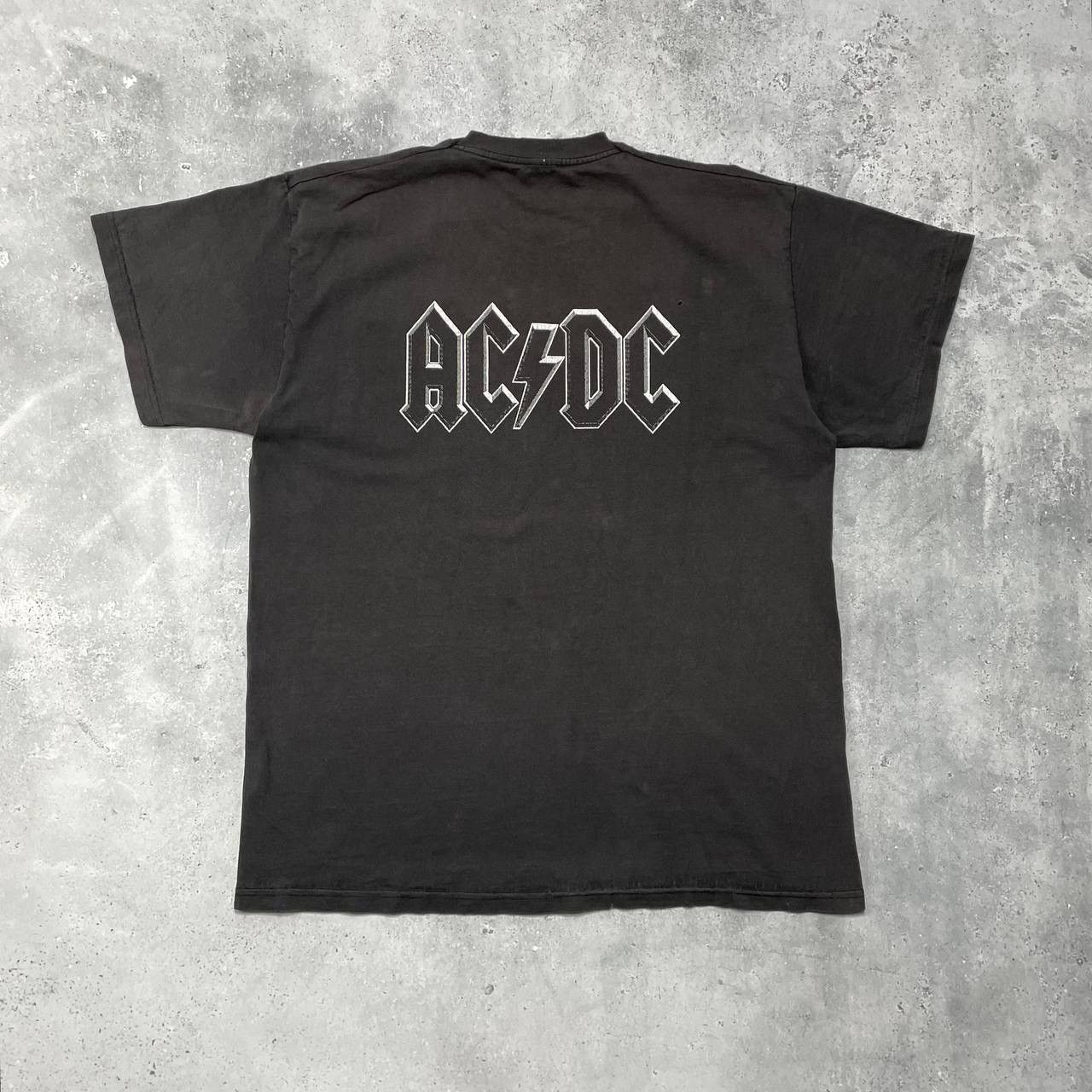 Band Tees Vintage 2000s AC/DC Band T Shirt Faded Black Size L/XL Size US XL / EU 56 / 4 - 2 Thumbnail