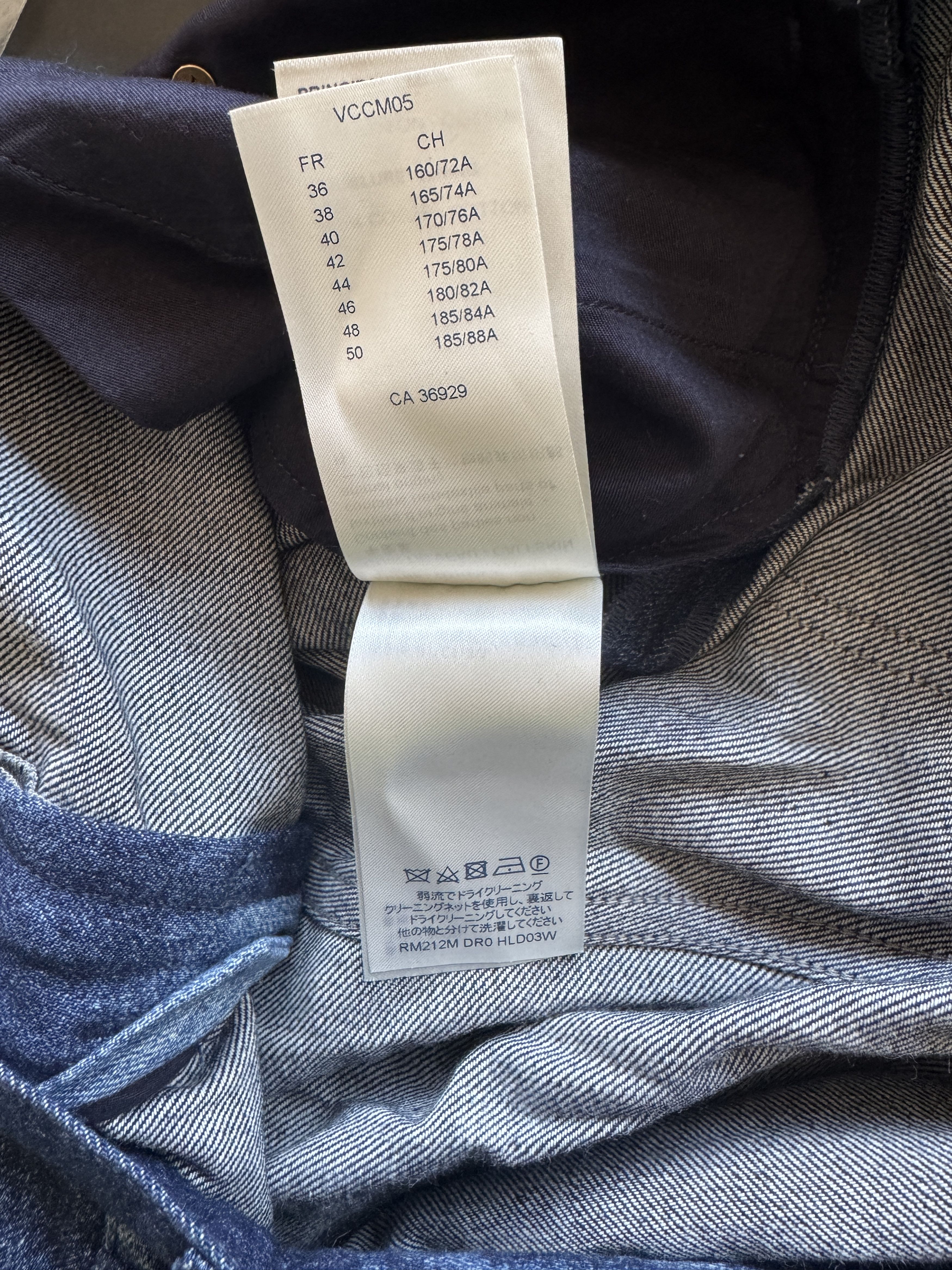 Louis Vuitton Louis Vuitton Salt Damier Print Denim Jeans Size US 36 / EU 52 - 15 Thumbnail