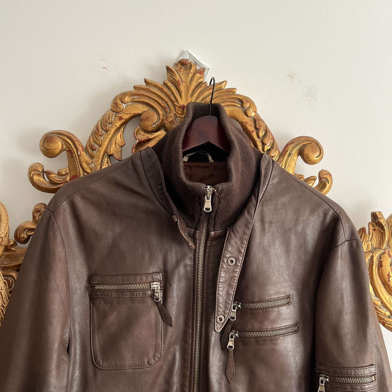 Vintage vintage Florenz italian leather jacket Sz M 90s Size US M / EU 48-50 / 2 - 3 Thumbnail