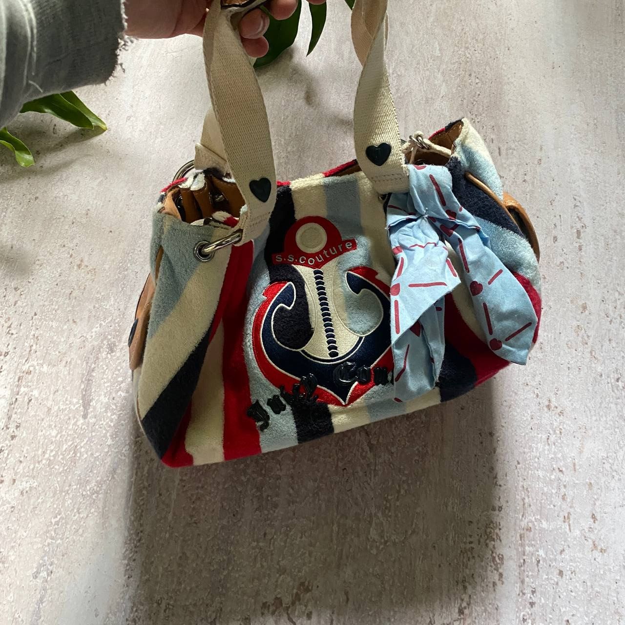 Juicy Couture VINTAGE Y2K JUICY COUTURE VERY RARE AMAZING CUTE VELVET BAG Size ONE SIZE - 2 Thumbnail