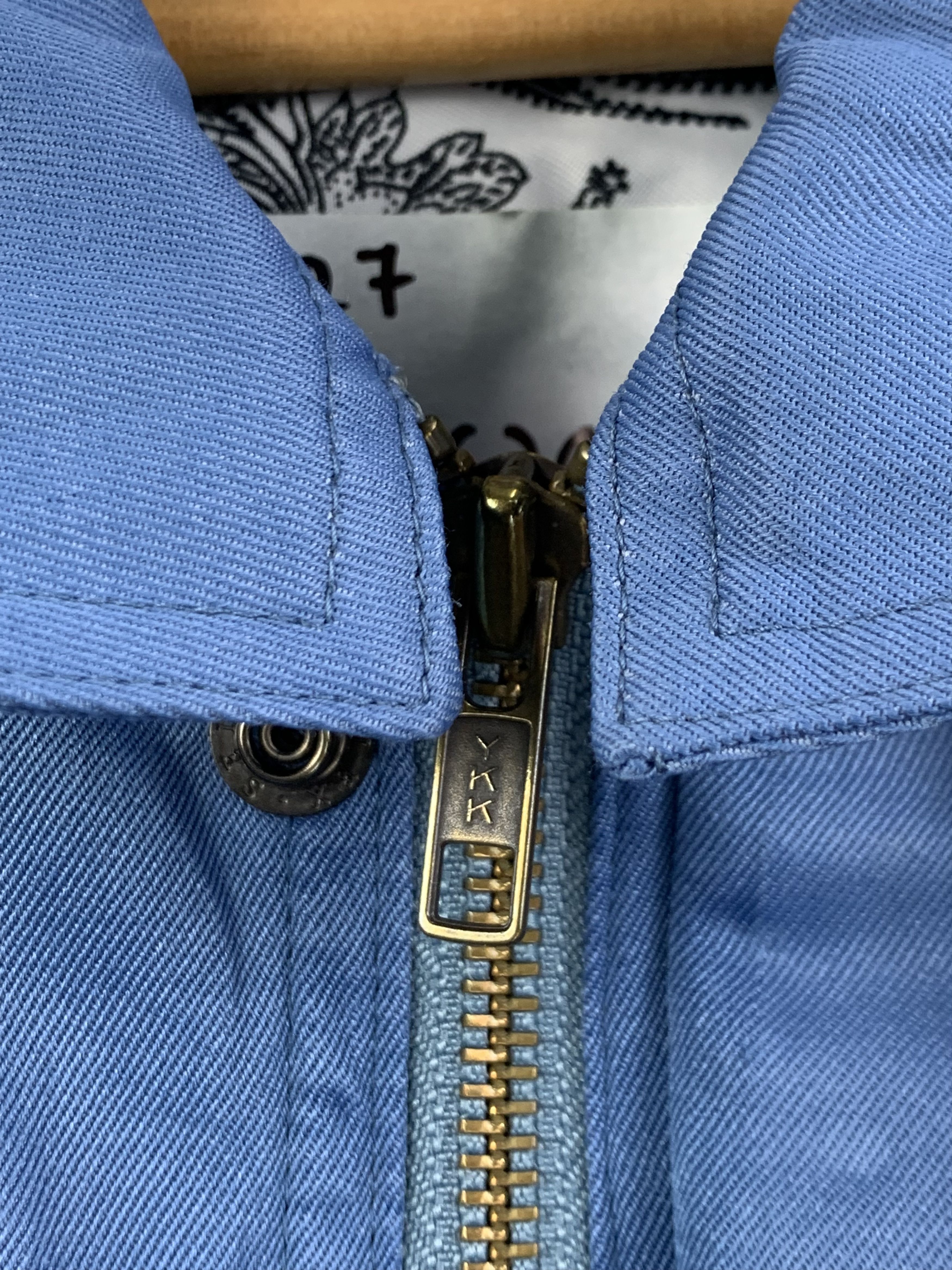 Japanese Brand Vintage 90s Japanese Brand Worker Denim Jacket J1627 Size US S / EU 44-46 / 1 - 8 Thumbnail