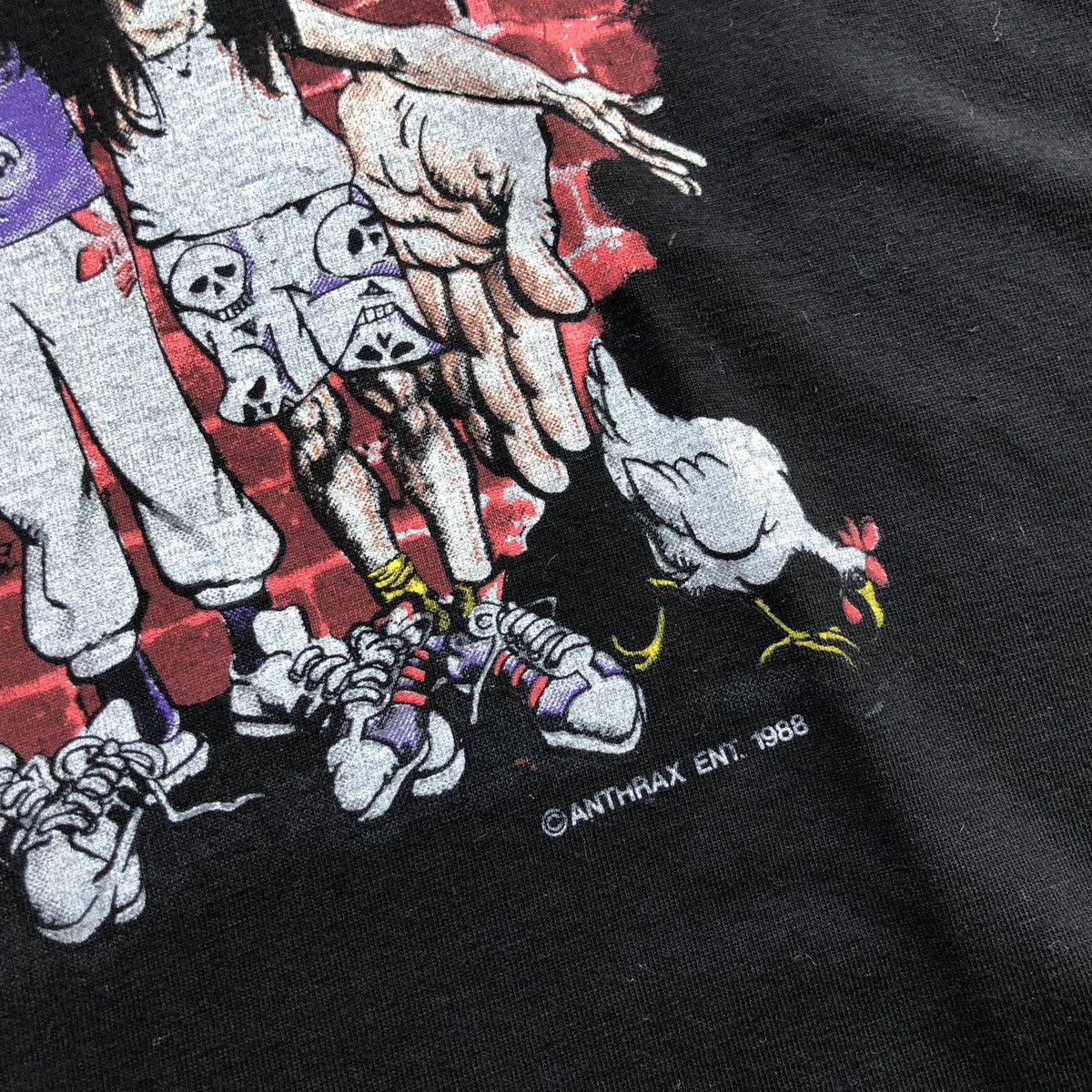 Band Tees Anthrax 1988 Tour State Of Euphoria Vintage 80’s T-Shirt Size US XL / EU 56 / 4 - 9 Thumbnail