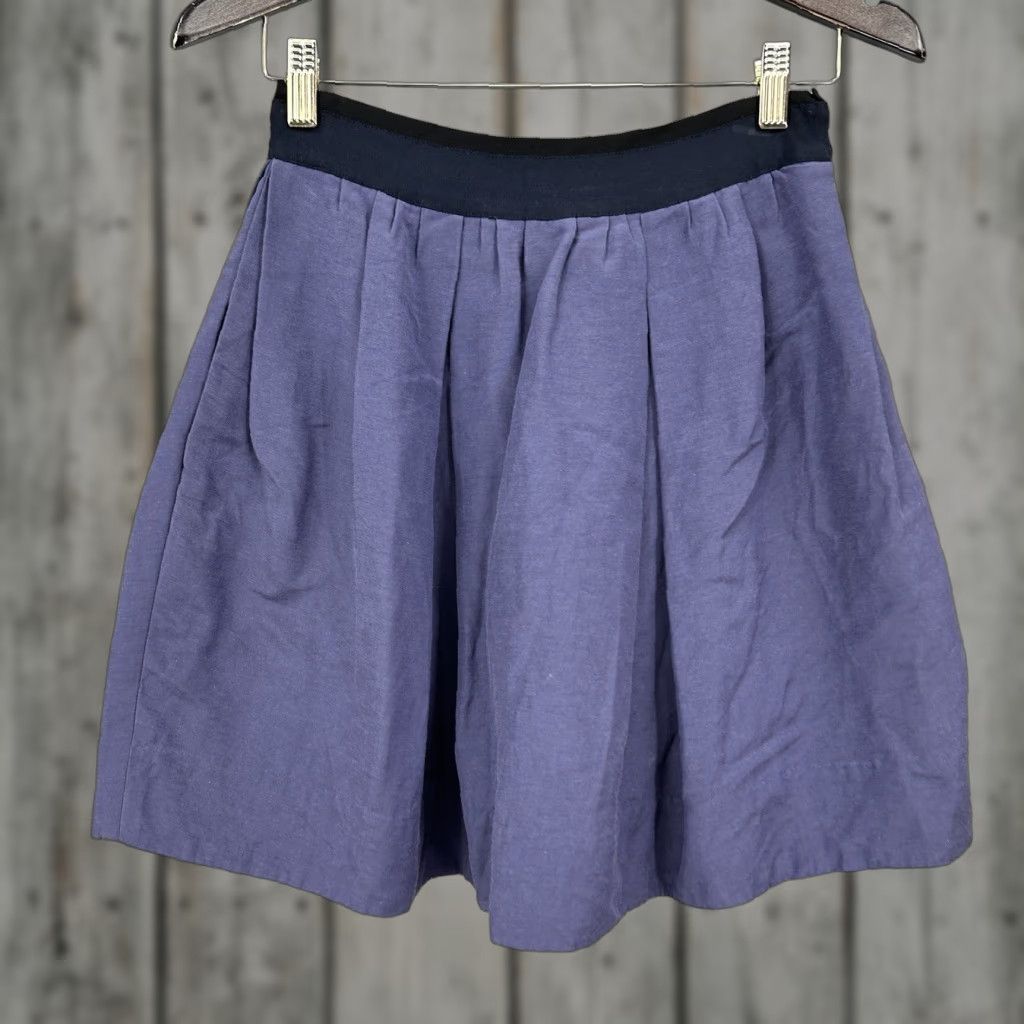 3.1 Phillip Lim 3.1 Phillip Lim A-Line Skirt Womens 4 Blue Pockets Circe Quiet Lux City Pinup Skirt Short Pleated Lined Raised: Mid Rise Size 27" / US 4 / IT 40 - 1 Thumbnail