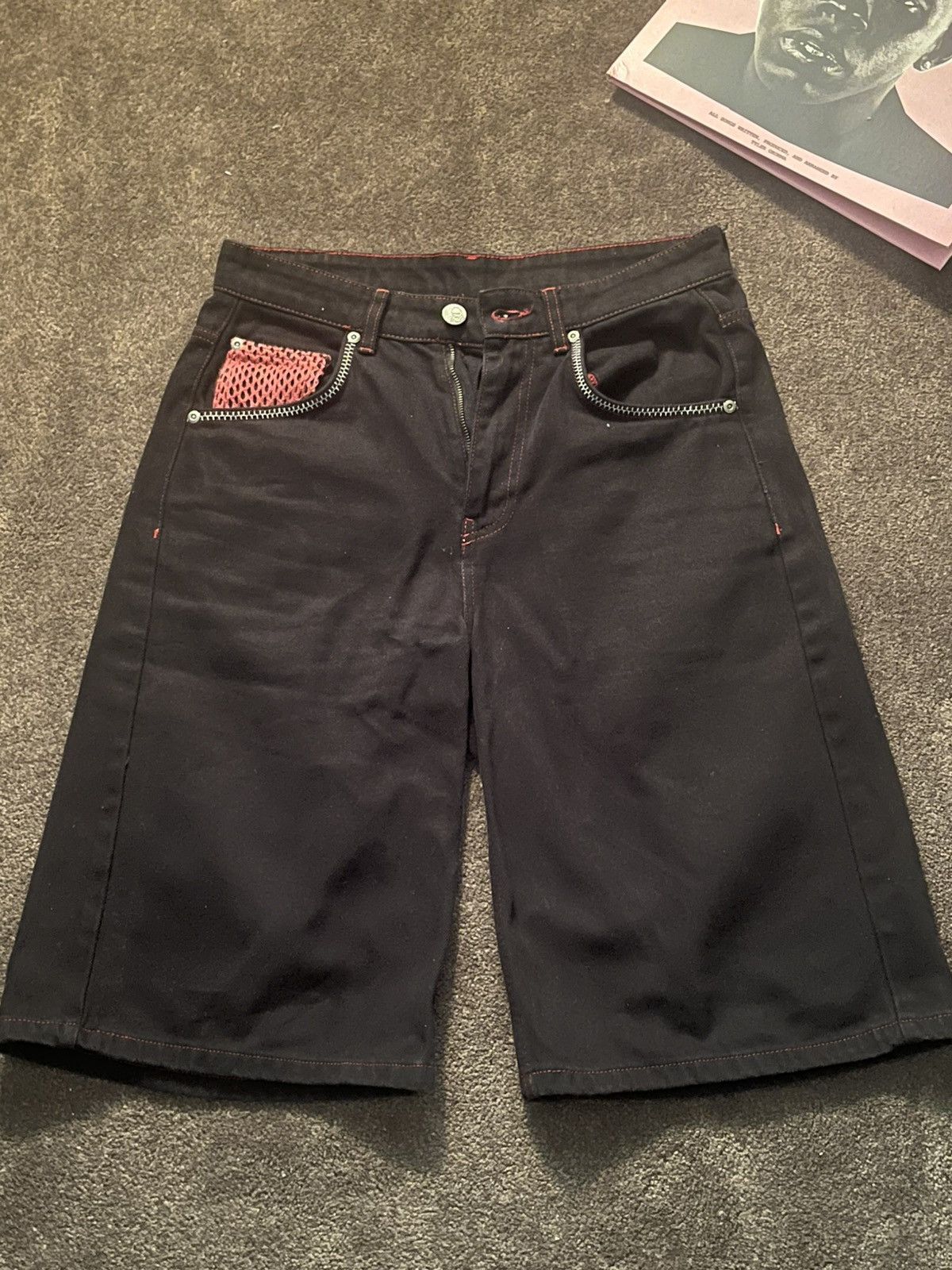 Derschutze Black Desrchutze “Lotus” jorts Size US 28 / EU 44 - 6 Thumbnail