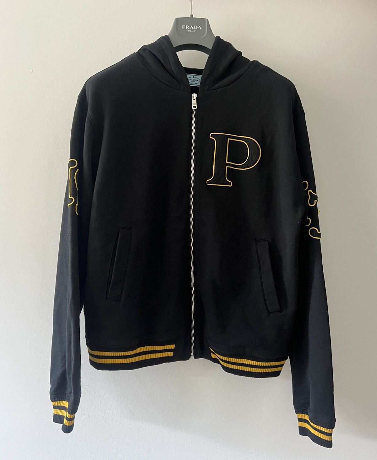 Prada Zip Up Hoodie