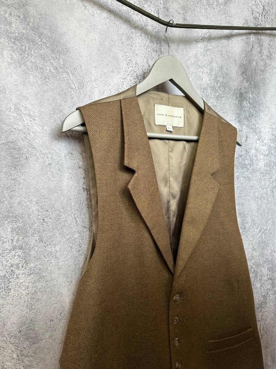 Nordstrom John W. Nordstrom Wool Cashmere Vest USA Vintage Classic Size 54R - 4 Thumbnail