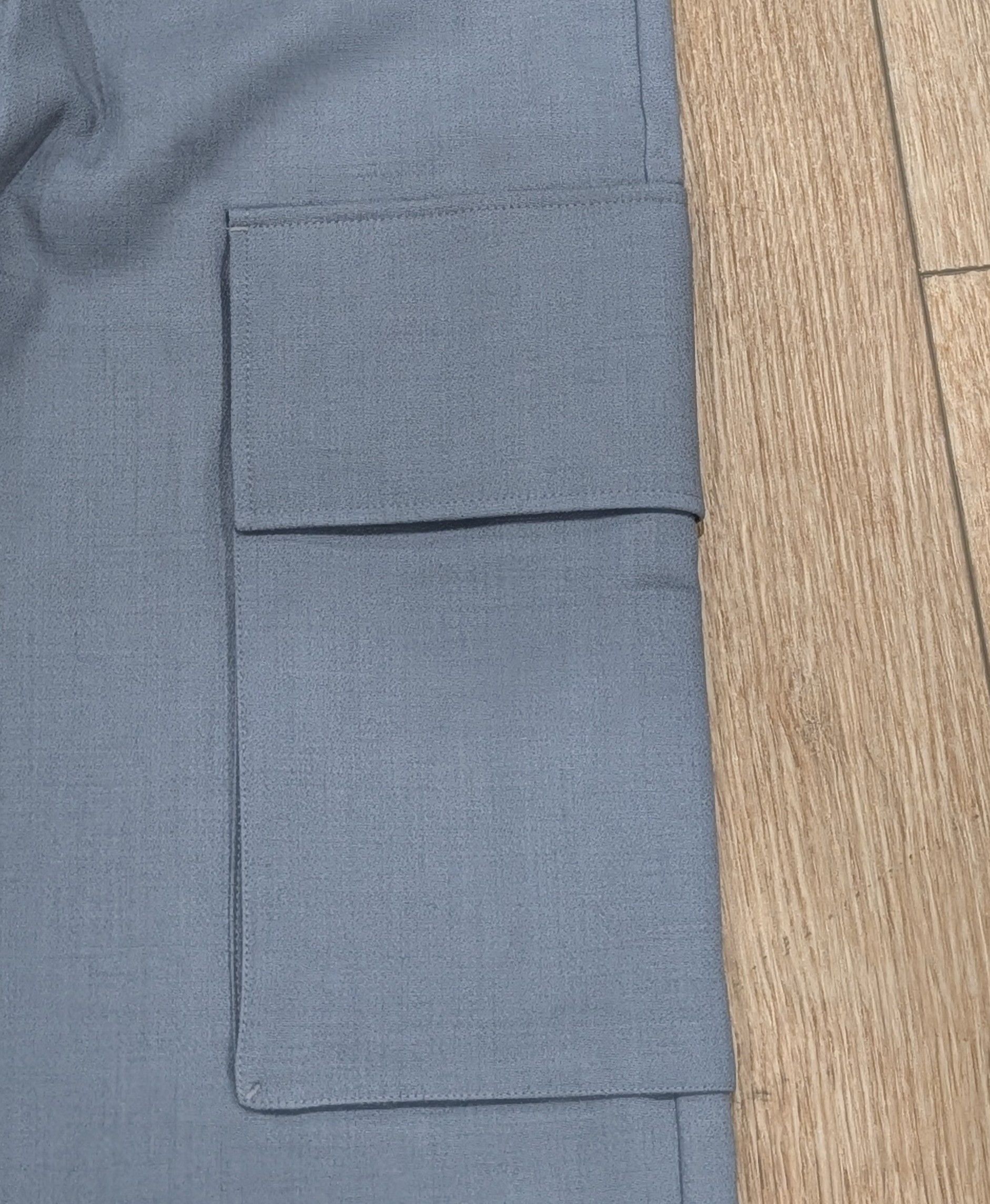 Balmain Balmain Tapered Leg Cargo Pants Gris Chrome 48 US 32 Size US 32 / EU 48 - 3 Thumbnail