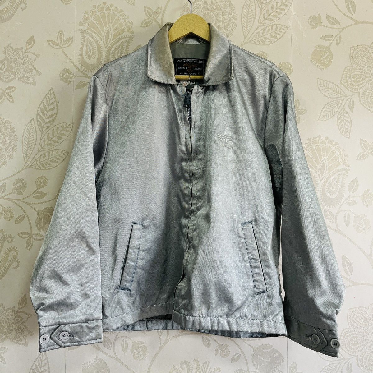 Avirex × Vintage Vintage Rare Avirex Alpha Industries Rayon Nylon Jacket Size US M / EU 48-50 / 2 - 3 Thumbnail