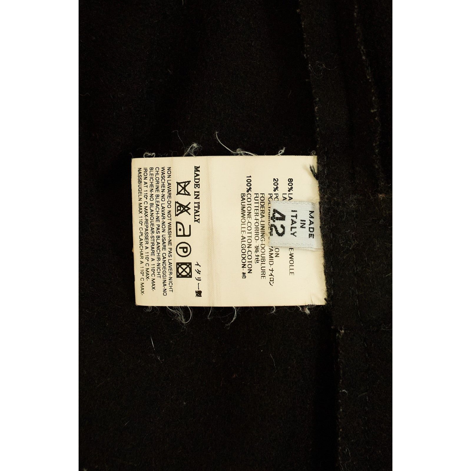 Maison Margiela F/W 2005 MM6 Black Wool Coat Size M / US 6-8 / IT 42-44 - 5 Thumbnail