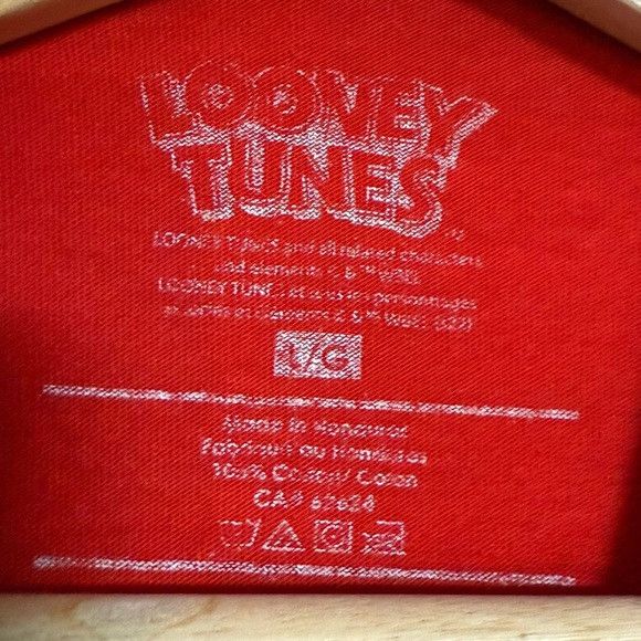 Other Looney Tunes Red T-Shirt – Bugs Bunny, Daffy Duck – Size XL Size US XL / EU 56 / 4 - 4 Thumbnail