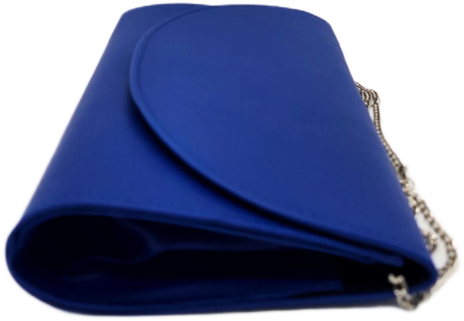 Genetic Manipulation Shinichiro Kuriya Elegant Blue Evening Clutch Purse with Chain Strap Size ONE SIZE - 3 Thumbnail