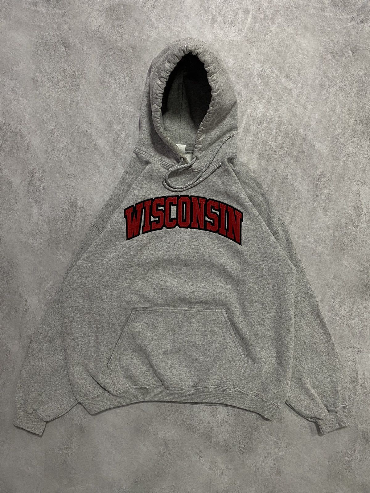 Other 📦 Vintage 90s Hoodie Wisconsin Track OVERSIZED YEEZY STYLE Size US XL / EU 56 / 4 - 1 Thumbnail