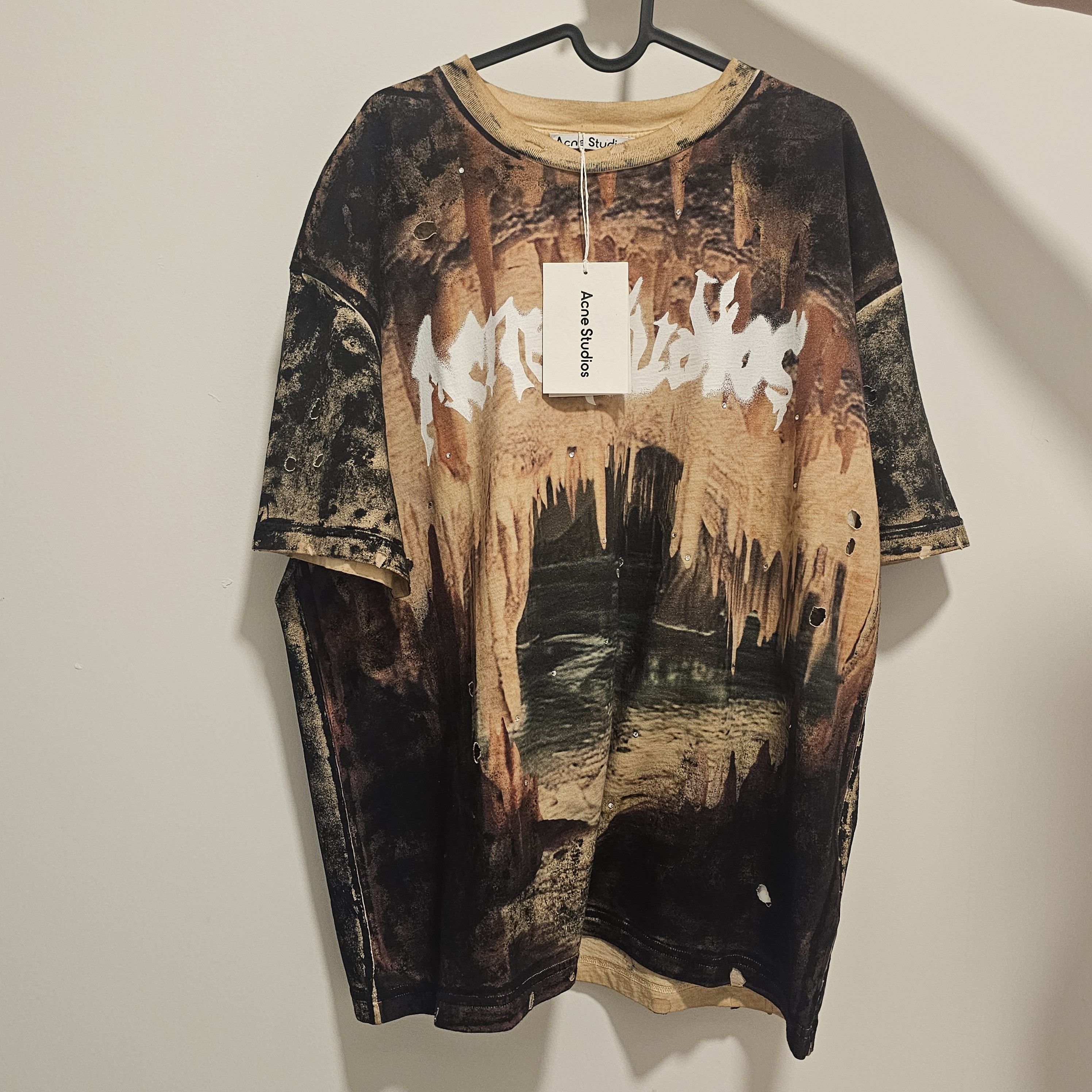Acne Studios Cave Print Tshirt from SS26