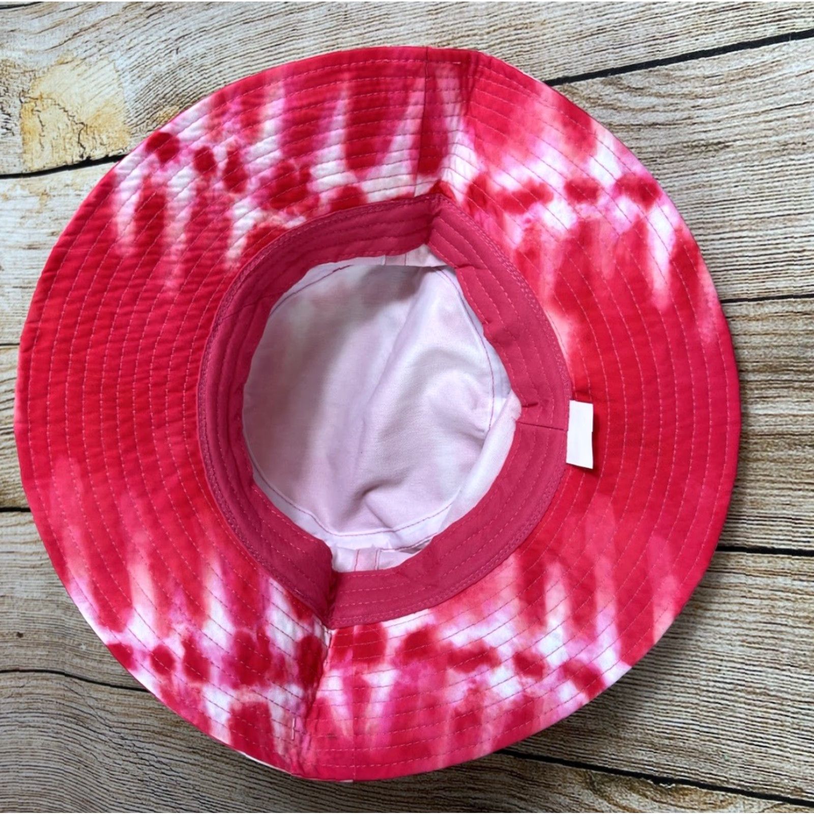 Vintage Alvin’s Island Bucket Hat Tie Dye Red Orange Beach Alabama One Size Men Beach Size ONE SIZE - 3 Thumbnail