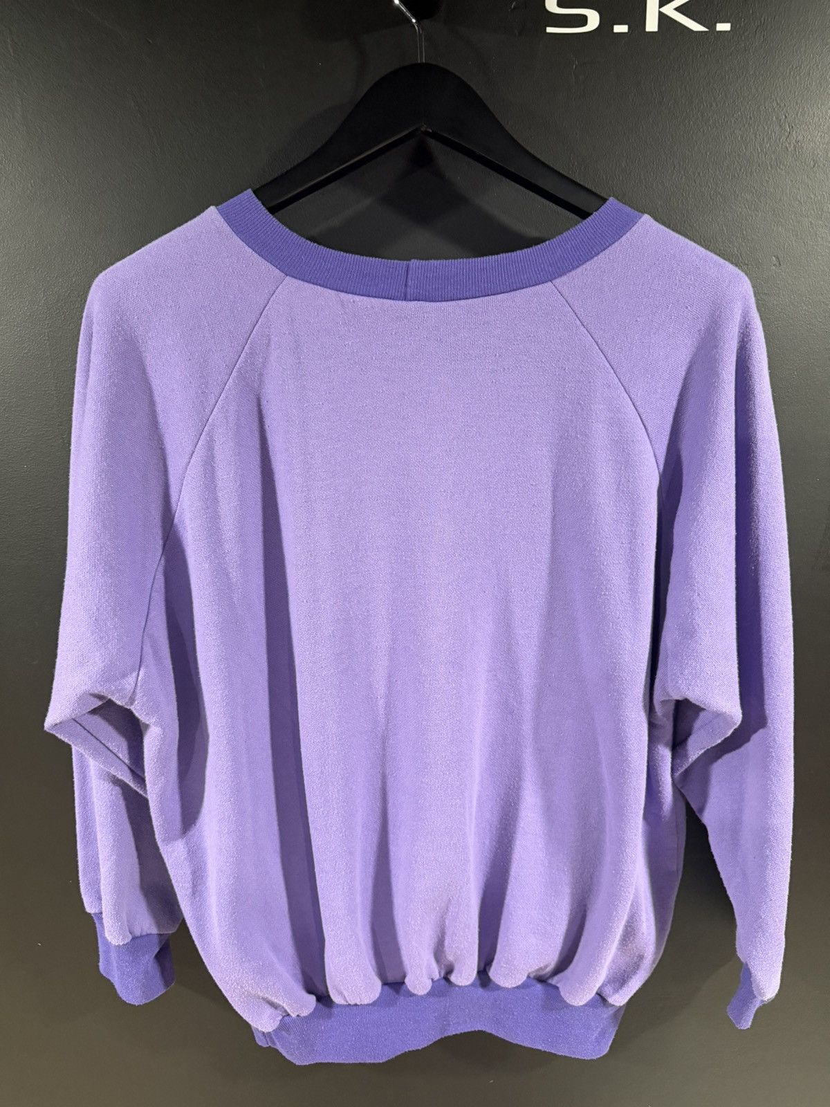Vintage 1980s Vintage Purple Sun Faded Grunge Boxy Sweatshirt XL Size US XL / EU 56 / 4 - 8 Thumbnail