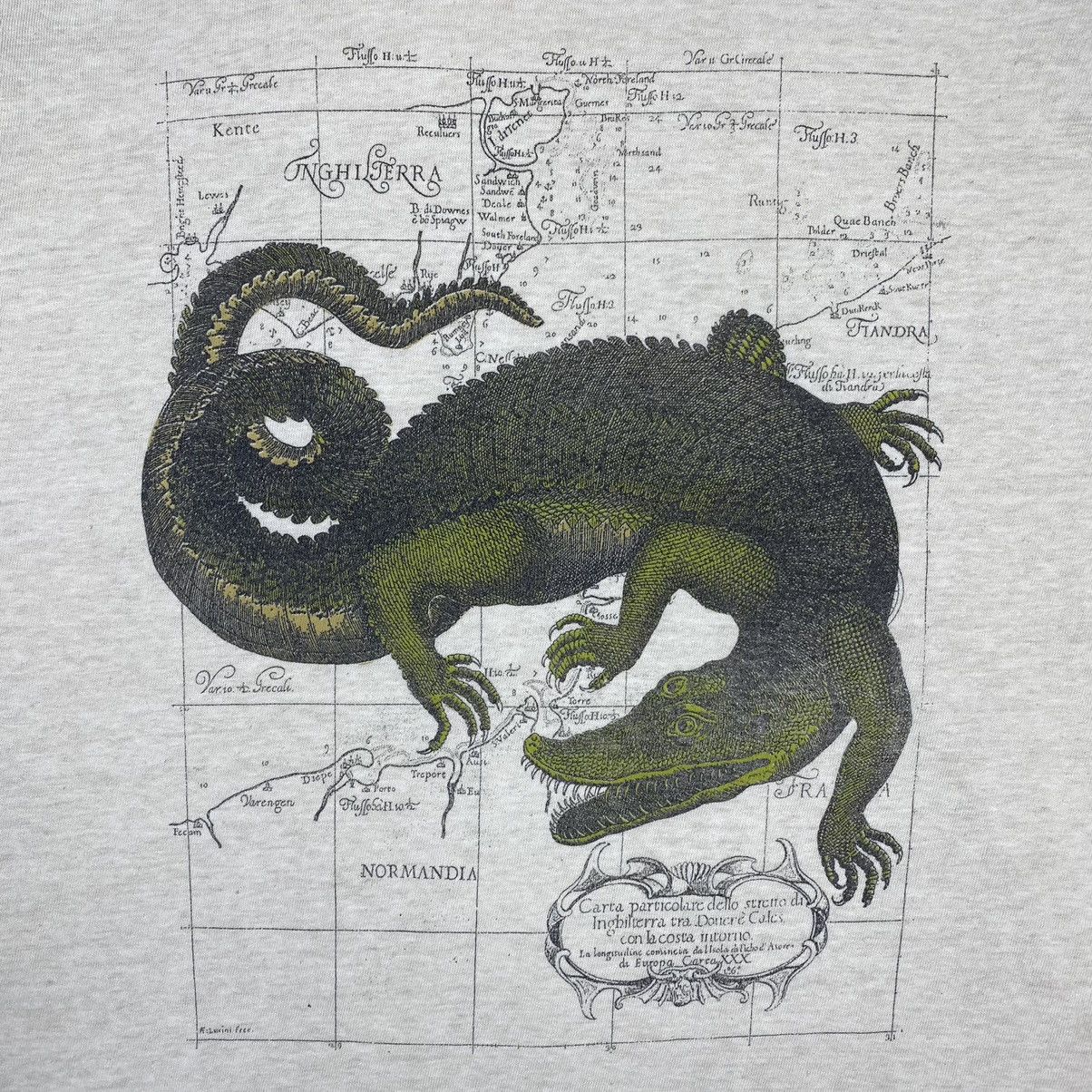 Banana Republic Vintage 90s BANANA REPUBLIC Lizard Graphic Tee Size US L / EU 52-54 / 3 - 3 Thumbnail