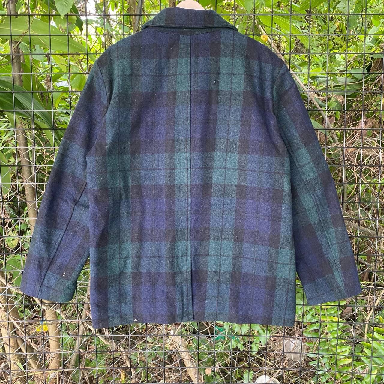 Gap Gap Checkered Board Plaid Wool Double Breast Jacket Size US L / EU 52-54 / 3 - 8 Thumbnail