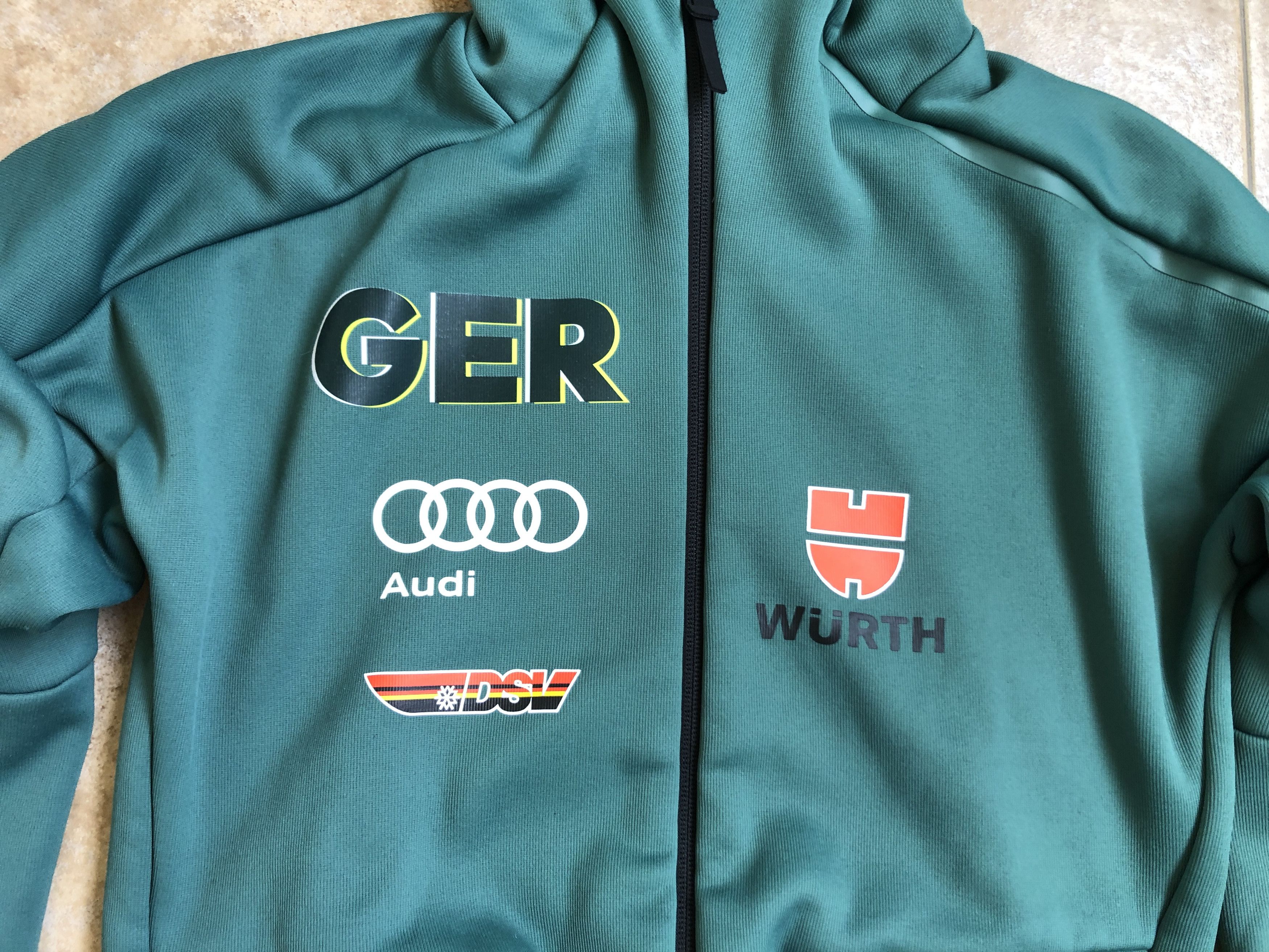 Adidas Adidas DSV Team Germany Olympics 2018 ZNE Hoodie Jacket XS Size US XS / EU 42 / 0 - 8 Thumbnail