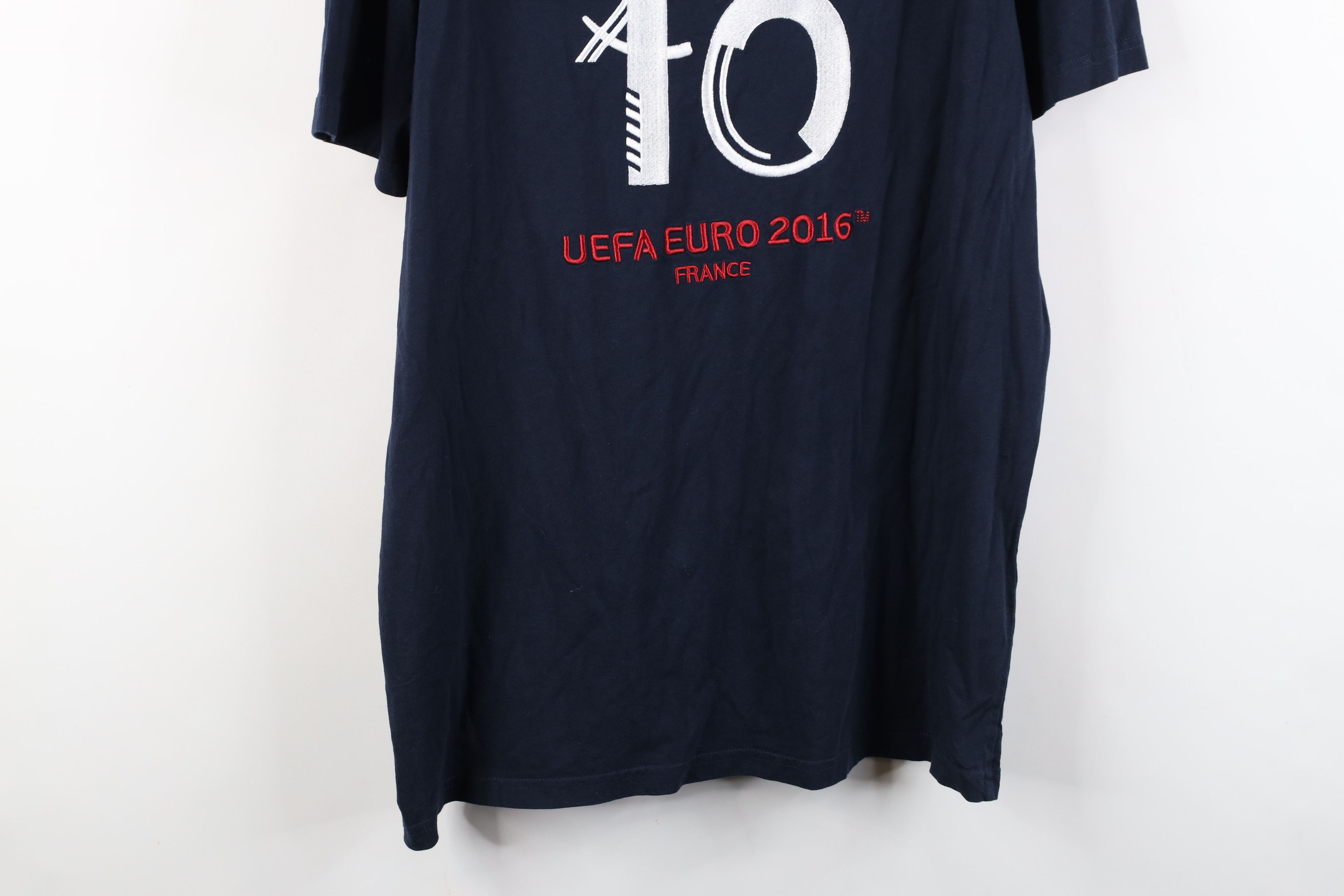 Vintage Y2K UEFA Euro France Soccer Football T-Shirt Navy Blue Size XL / US 12-14 / IT 48-50 - 13 Thumbnail