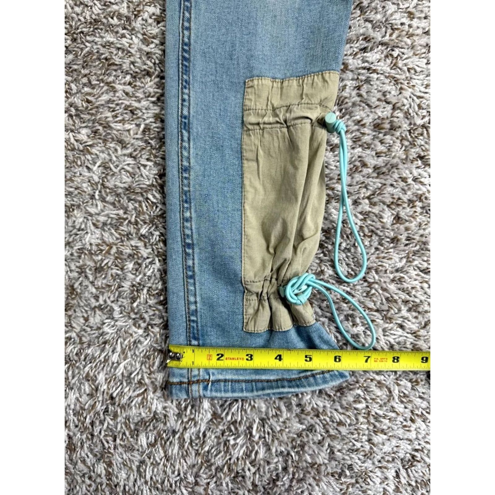 Vintage Serenede Cyber Cloud Cargo Jeans Size 38 Blue Men's Size US 38 / EU 54 - 6 Thumbnail