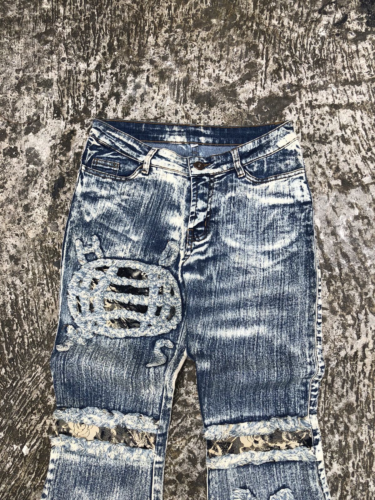 If Six Was Nine × Japanese Brand × Le Grande Bleu (L.G.B.) Y2k style flare denim pants Size US 28 / EU 44 - 2 Thumbnail