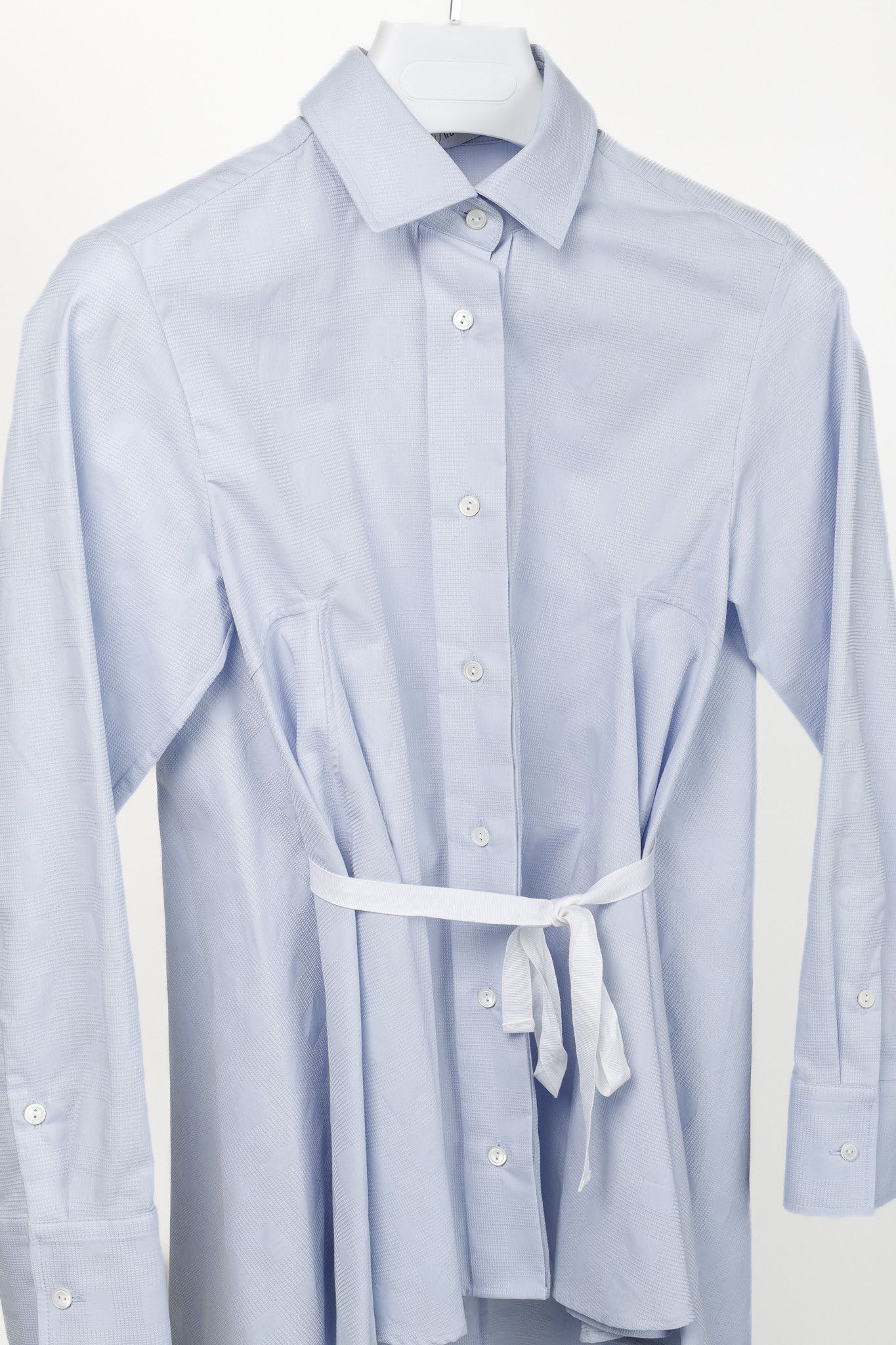 Other Palmer//Harding Pointed Piqué Draped-Back Button-Up Shirt Size S / US 4 / IT 40 - 3 Thumbnail