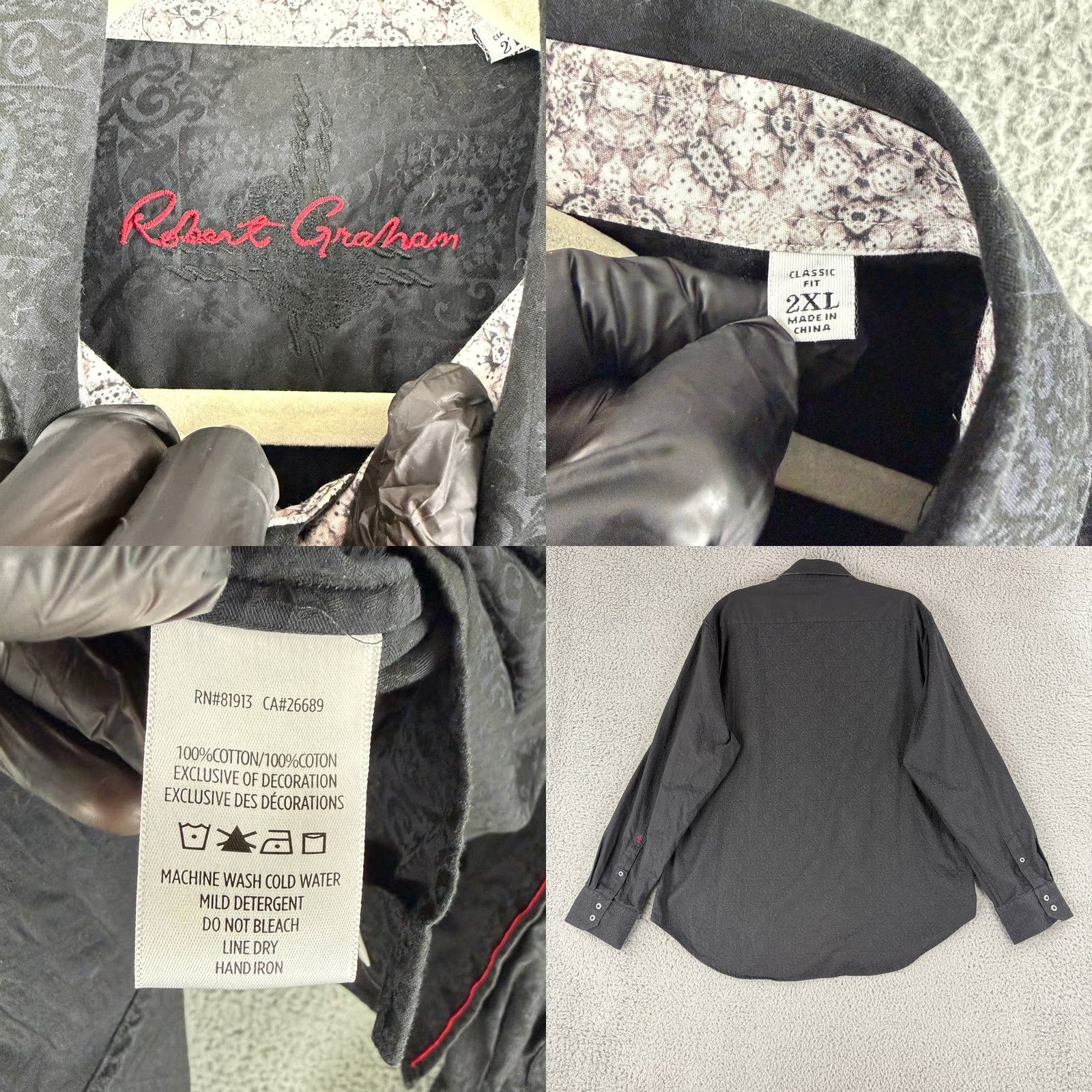 Robert Graham VINTAGE? (No) Size US XXL / EU 58 / 5 - 8 Thumbnail