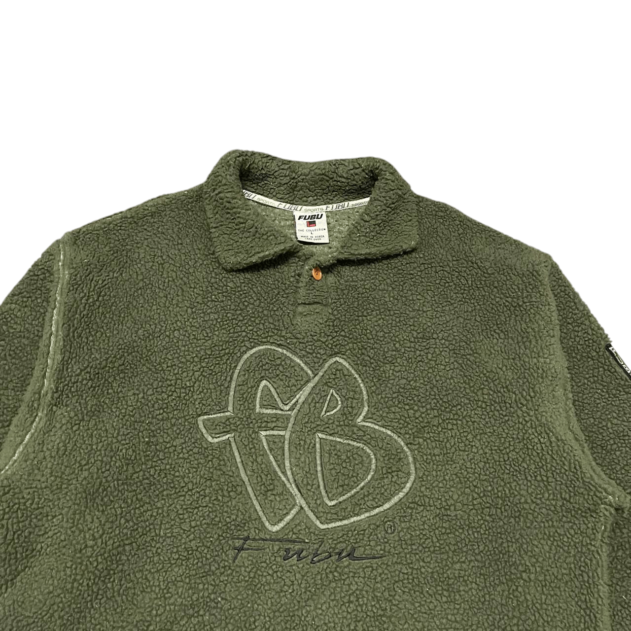 Fubu Vintage Fubu Sports Fleece Sherpa Jacket Size US L / EU 52-54 / 3 - 2 Thumbnail