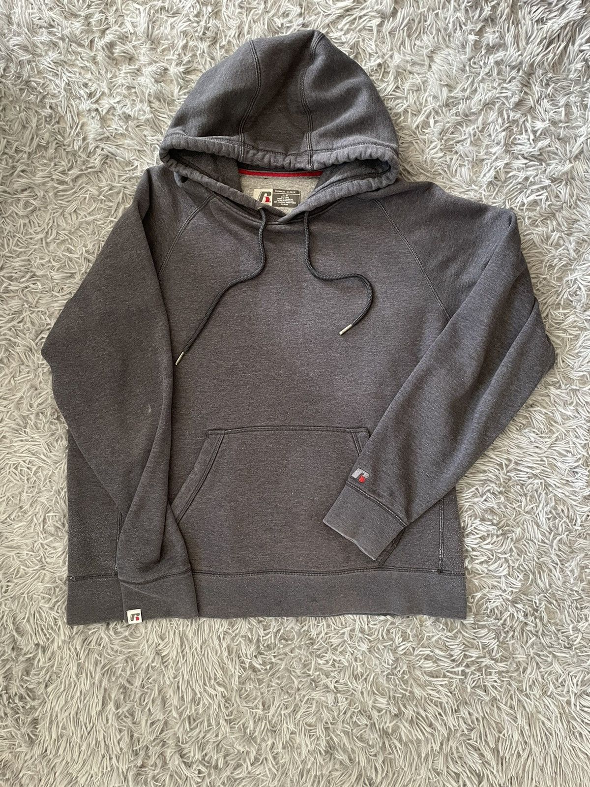 Russell Athletic × Vintage Russell Athletic Fleece Hoodie Pullover Size US L / EU 52-54 / 3 - 3 Thumbnail