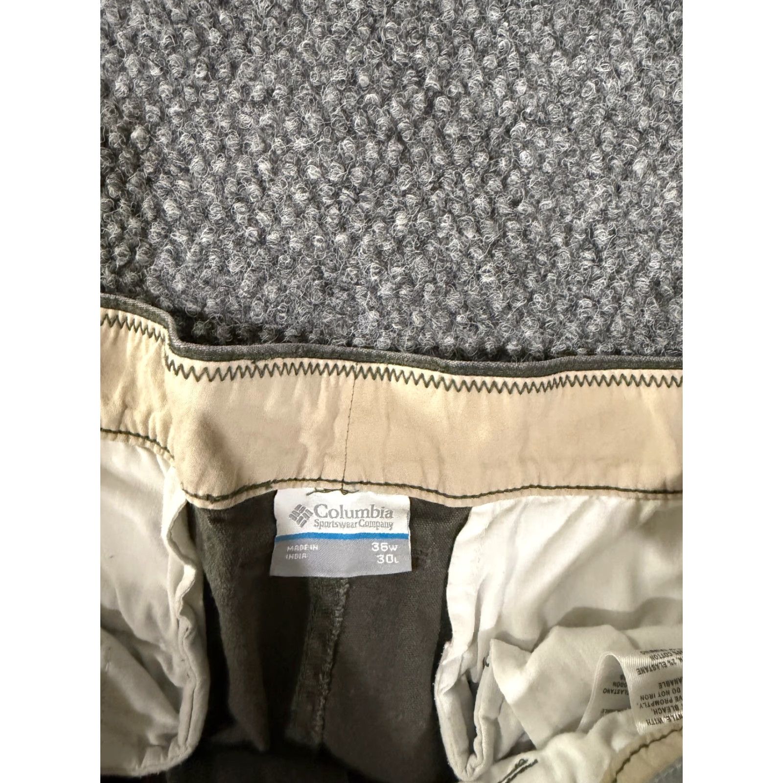 Olive **Columbia Regular Fit Mens Green Outdoor Pants** User: Columbia Regular Fit Mens Green Outdoor Pants Size US 36 / EU 52 - 6 Thumbnail