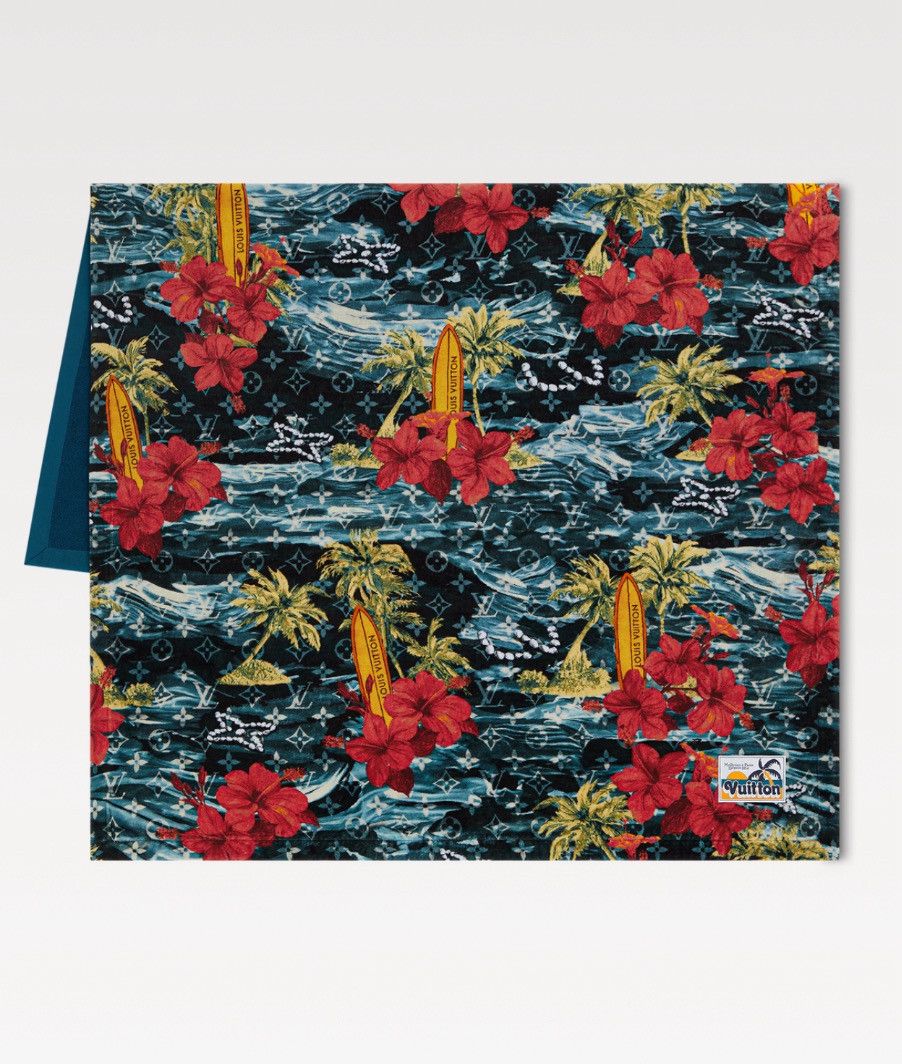 Louis Vuitton × Pharrell MONOGRAM PRINT BEACH TOWEL Size ONE SIZE - 1 Thumbnail