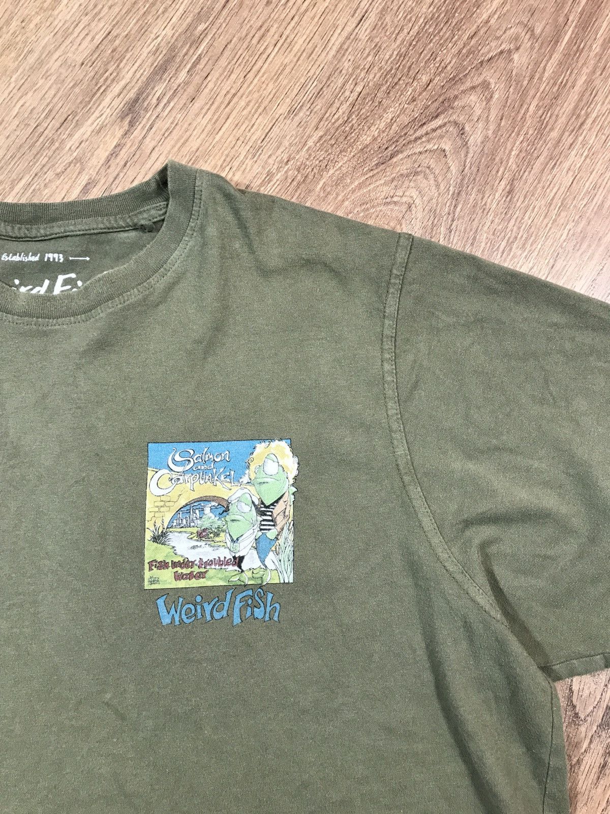 Band Tees × Vintage Weird Fish T Shirt Size XL Vintage Size US XL / EU 56 / 4 - 3 Thumbnail