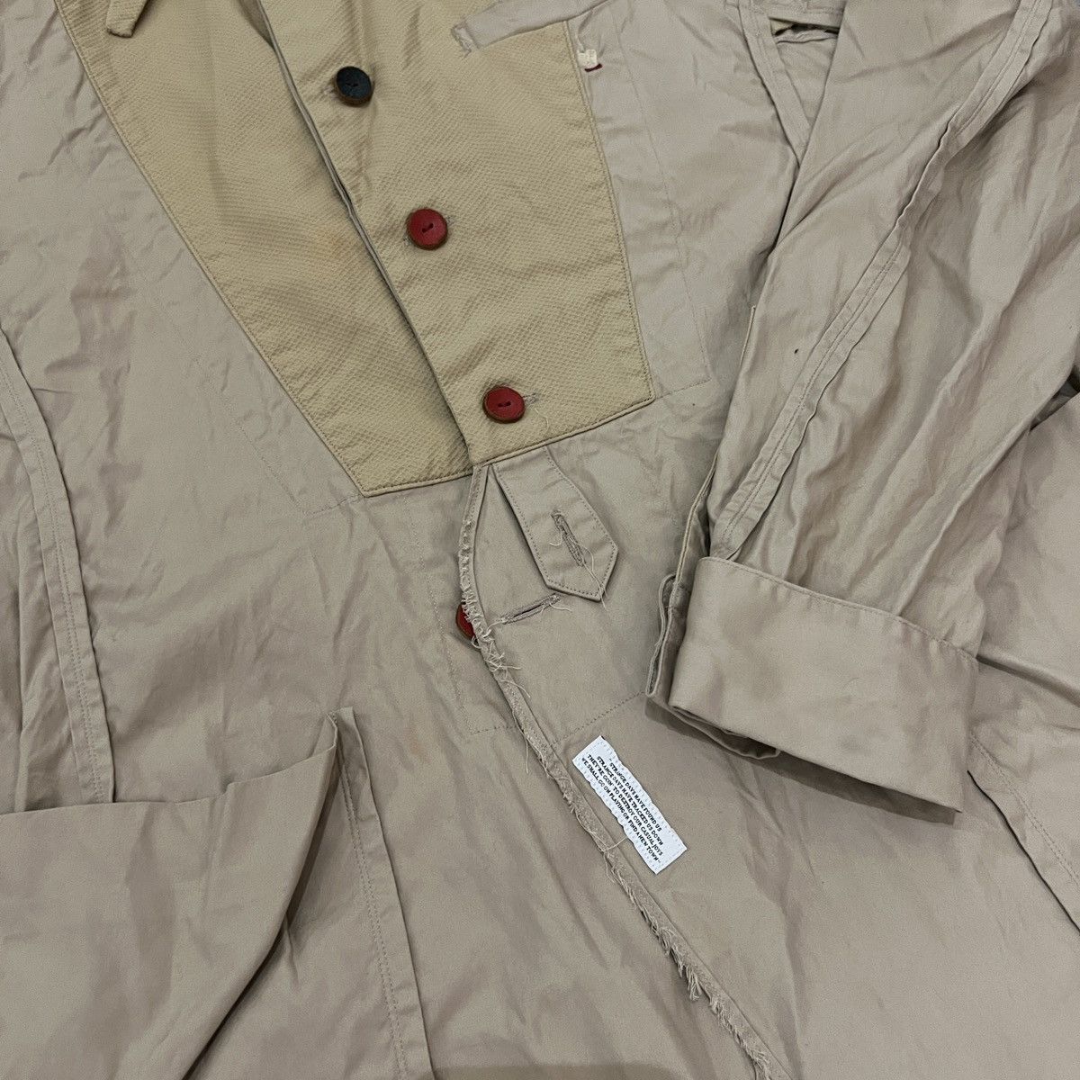 Undercover Undercover SS13 Runway Middle Finger Cut & Sew Shirt Jacket Size US M / EU 48-50 / 2 - 4 Thumbnail