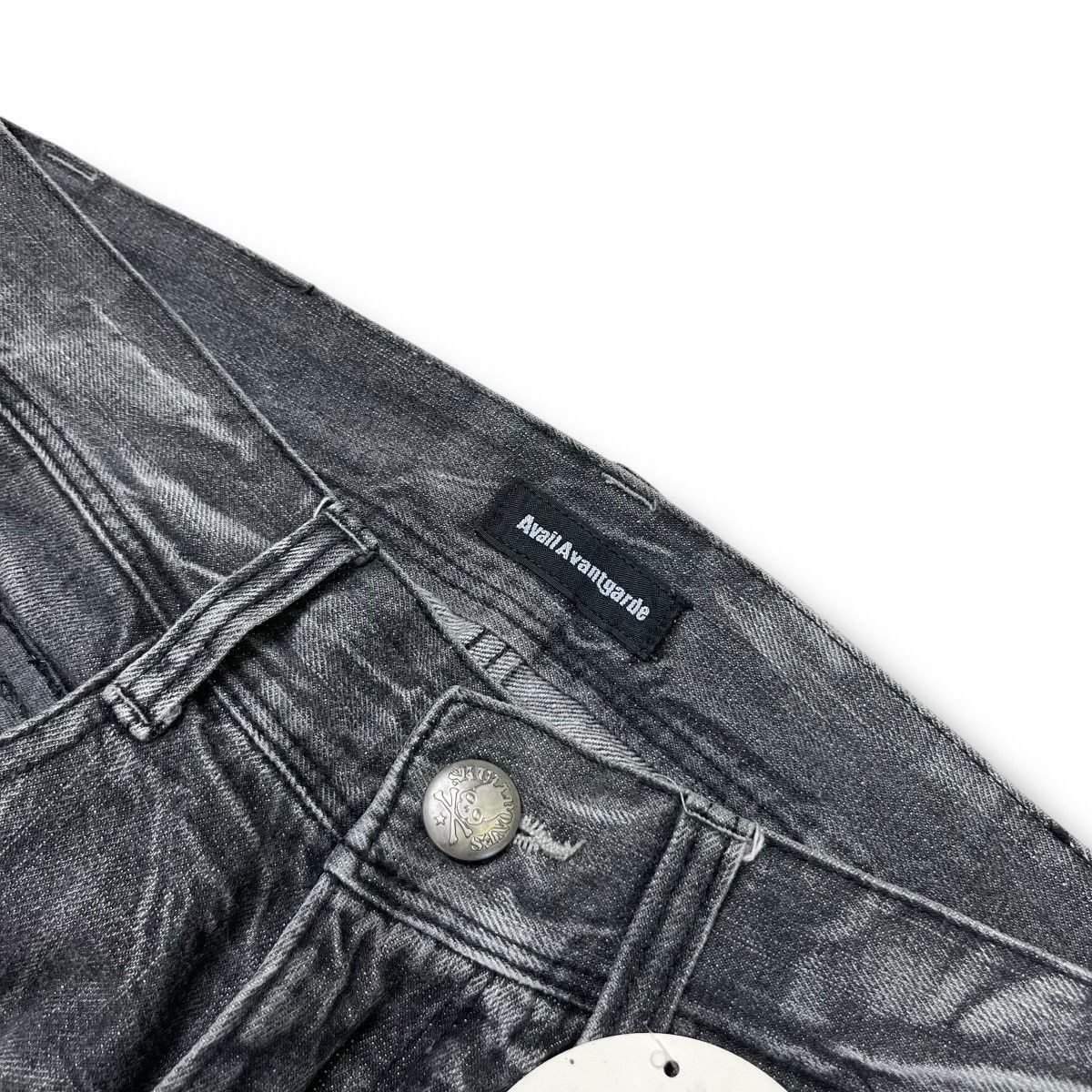 Hysteric Glamour Flared🔥Avail Avantgarde Scratches Artistik 3D Effect Denim Size US 30 / EU 46 - 5 Thumbnail