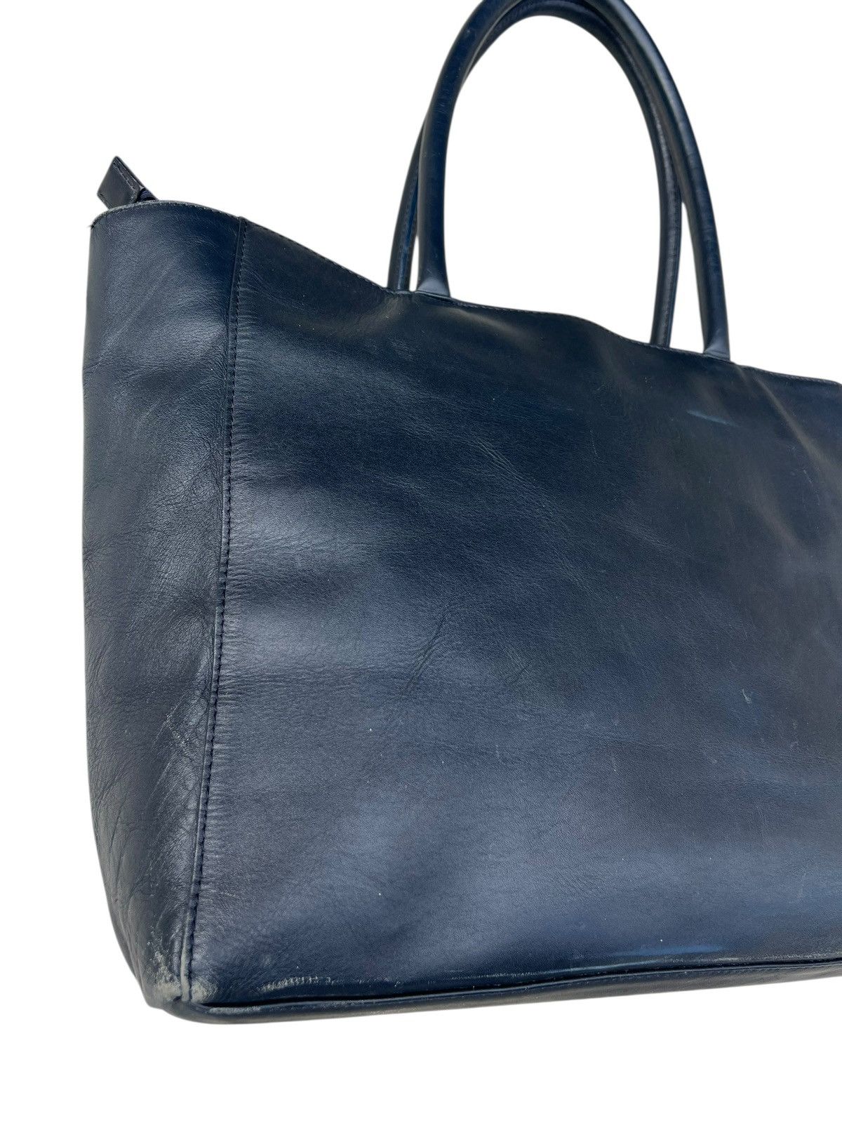 United Arrows United Arrows Scratches Patina Leather Tote Bag Size ONE SIZE - 10 Thumbnail