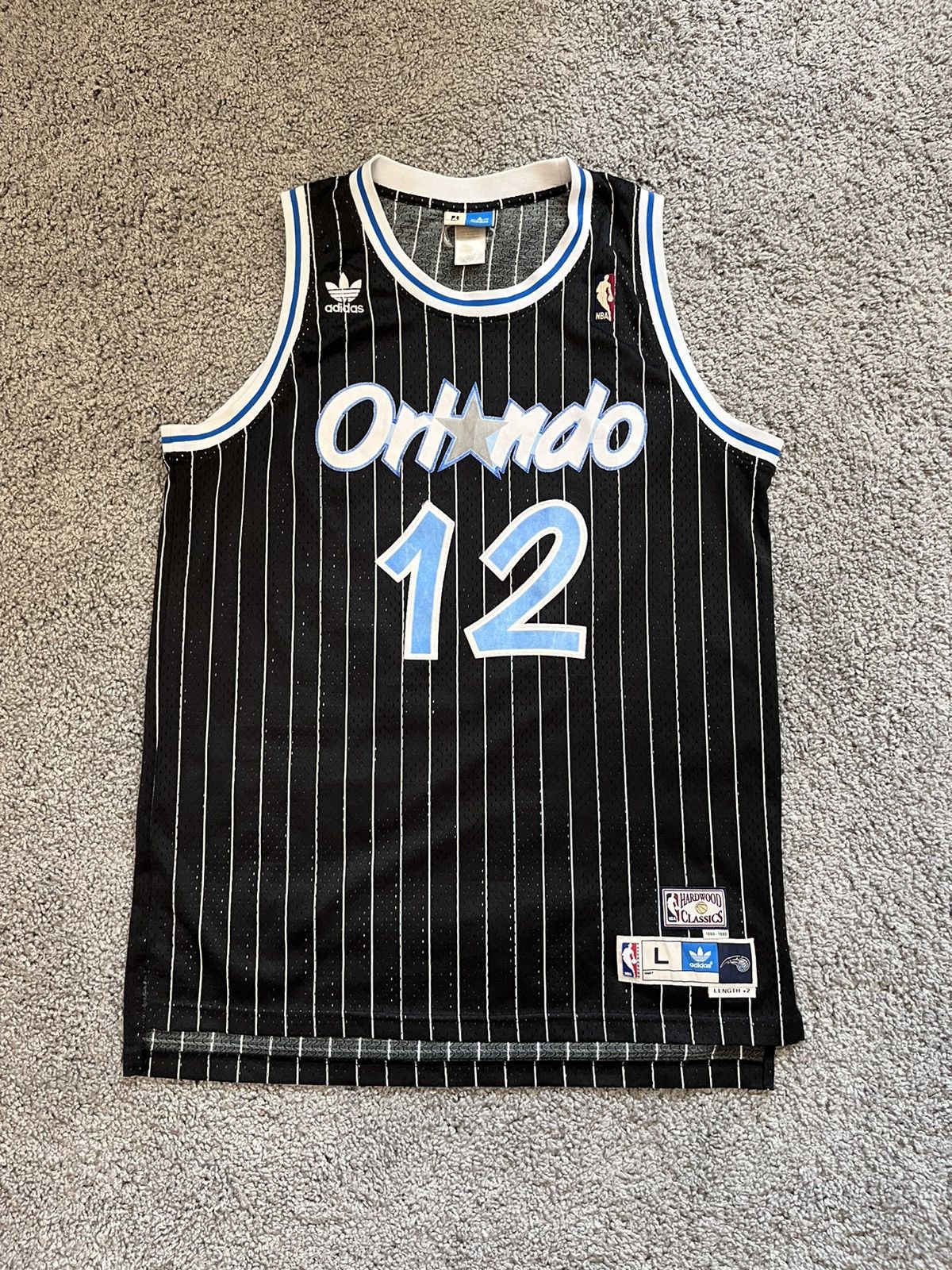 Adidas × NBA × Vintage Vintage Adidas #12 Howard Orlando Magic NBA Jersey 1989-1990 Size US L / EU 52-54 / 3 - 1 Thumbnail