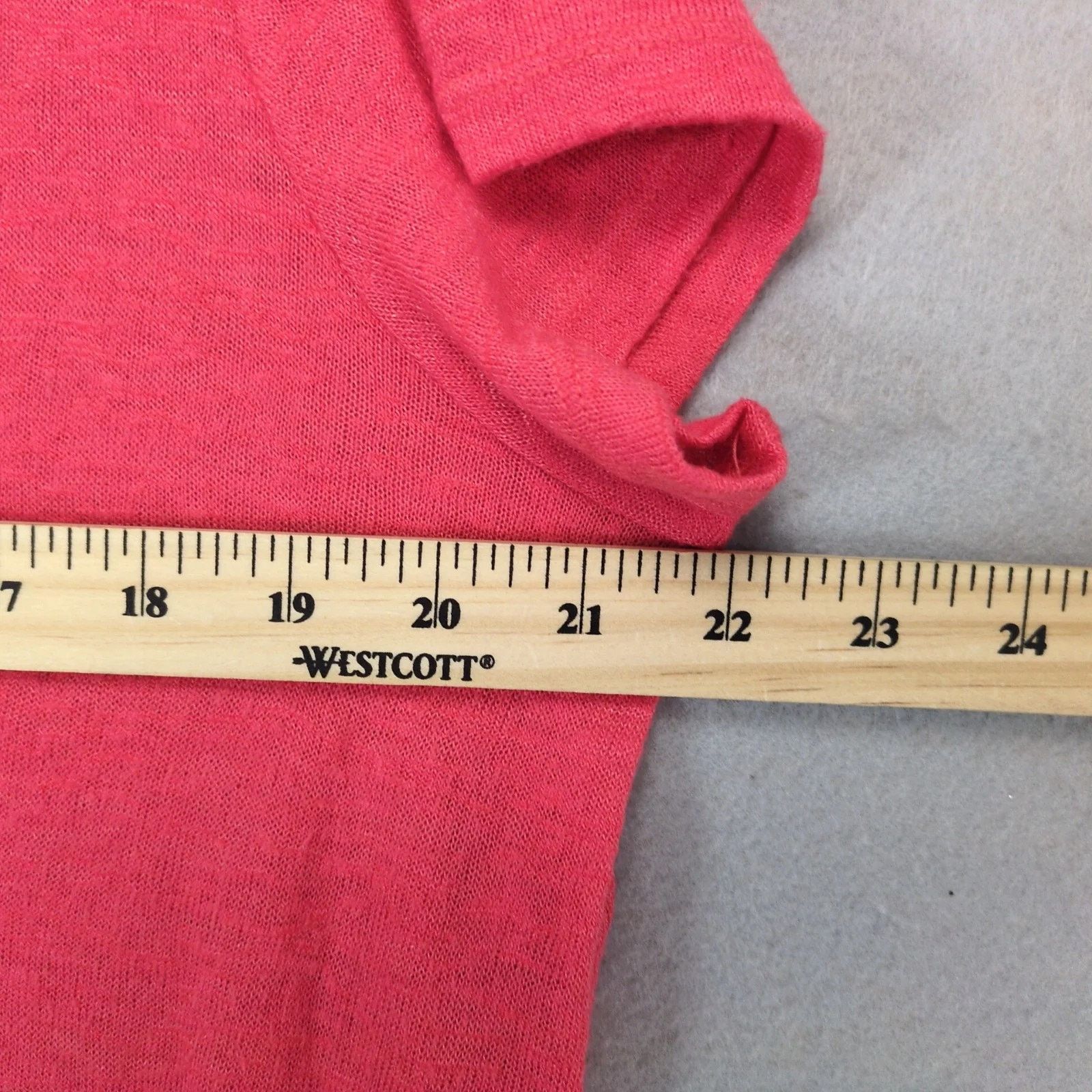 Juicy Couture Juicy Couture Coral Pink Black Rhinestone Keyhole Neck Top Size XL / US 12-14 / IT 48-50 - 5 Thumbnail