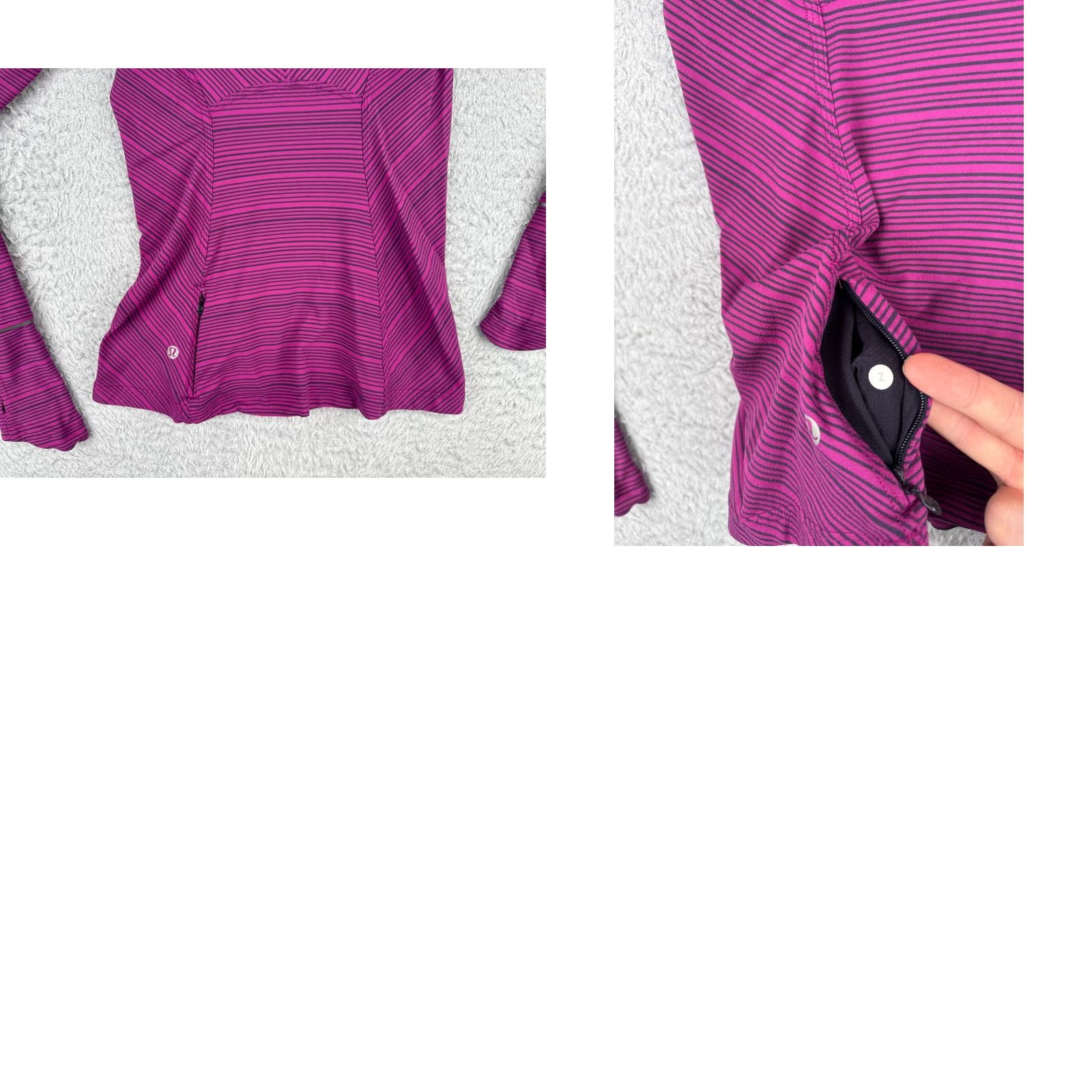 Lululemon Lululemon Shirt Women Purple 2 Long Sleeve Kanto Catch Me W3K61S Size XS / US 0-2 / IT 36-38 - 9 Thumbnail
