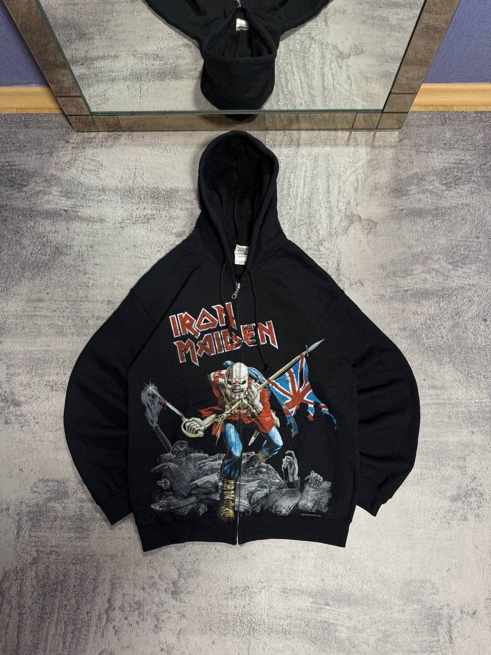 Iron Maiden Vintage Iron Maiden AOP Zip Hoodie “On This Battlefield” Size US M / EU 48-50 / 2 - 1 Thumbnail