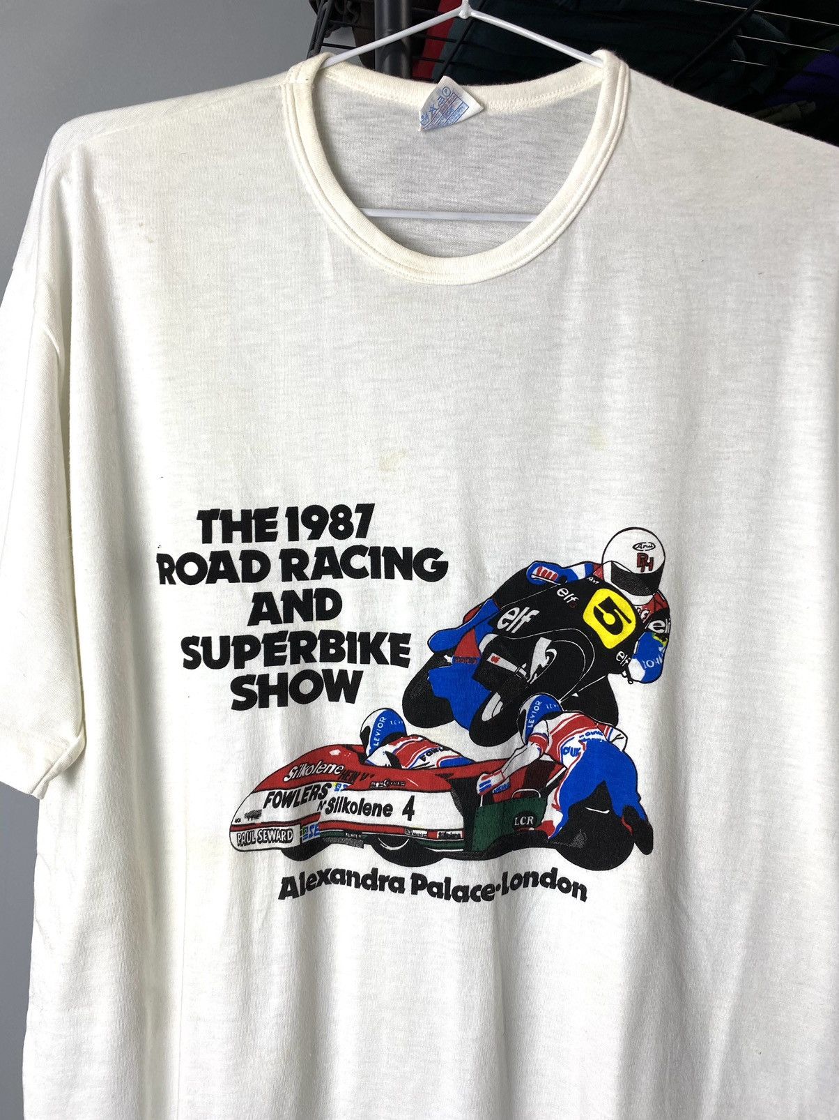 Honda Rare! Vintage Honda 1987 Road Racing T Shirt World Racing Size US M / EU 48-50 / 2 - 2 Thumbnail